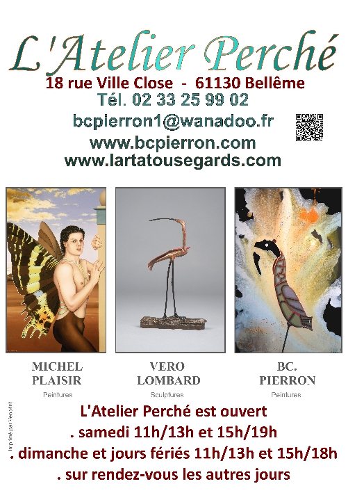 Exposition Vero LOMBARD  -  Michel PLAISIR  -  Bc. PIERRON