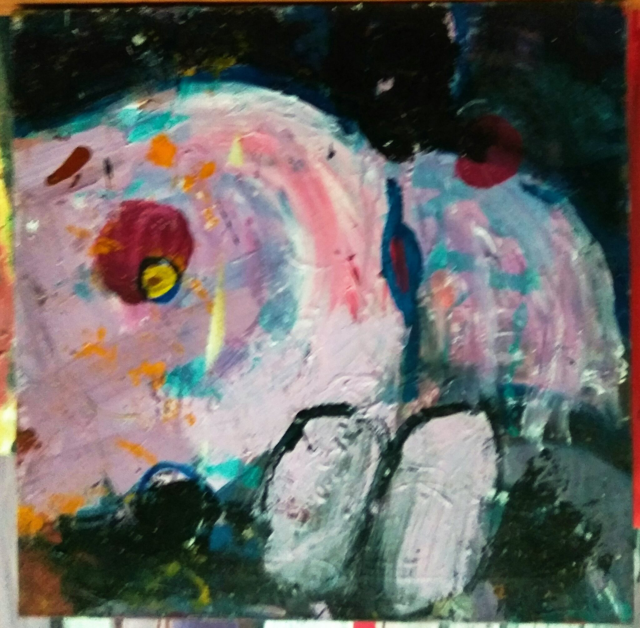 Satirical expo 368 hidden paintings! "Concupiscent gaze."