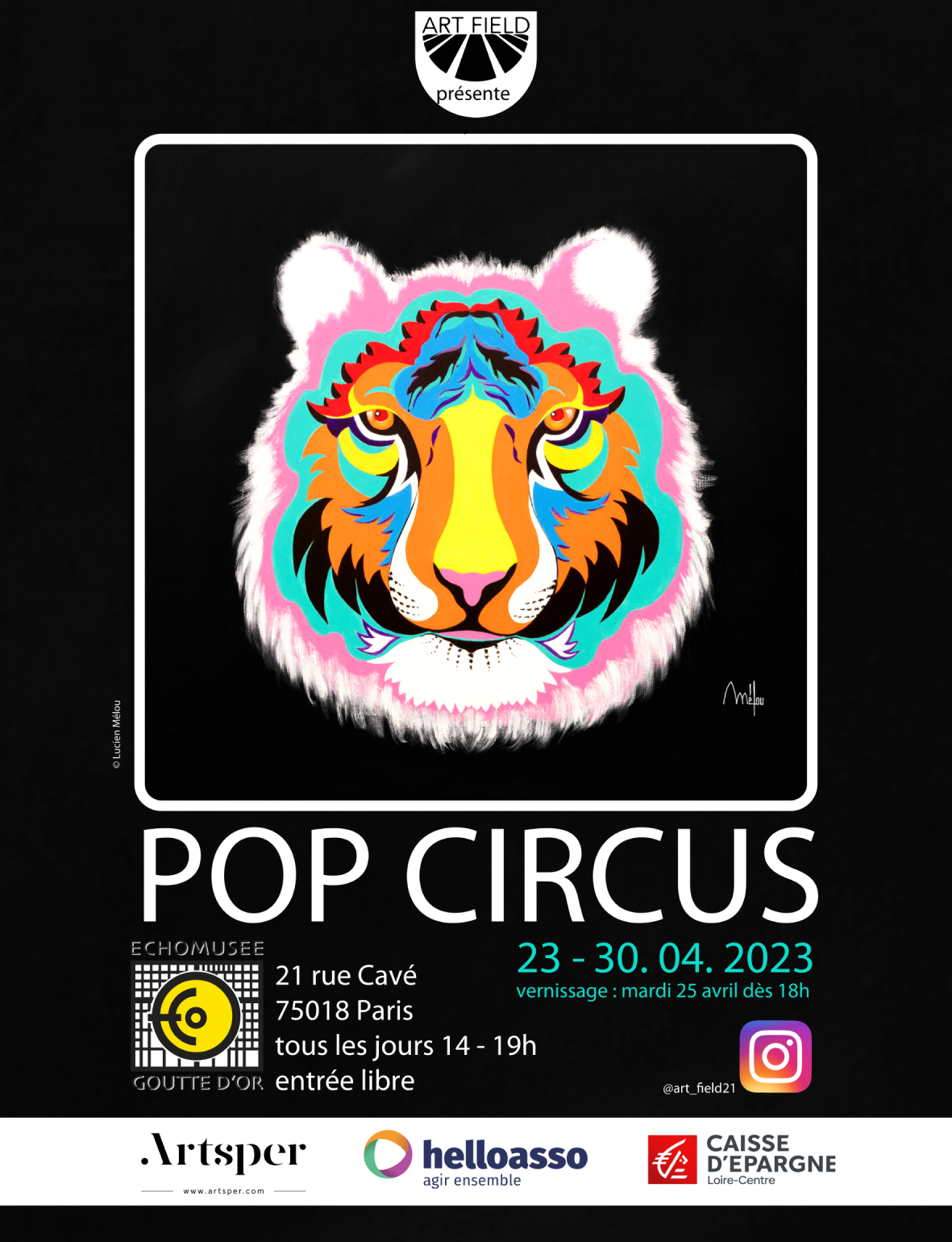 Pop Circus, une exposition colorée et décalée
