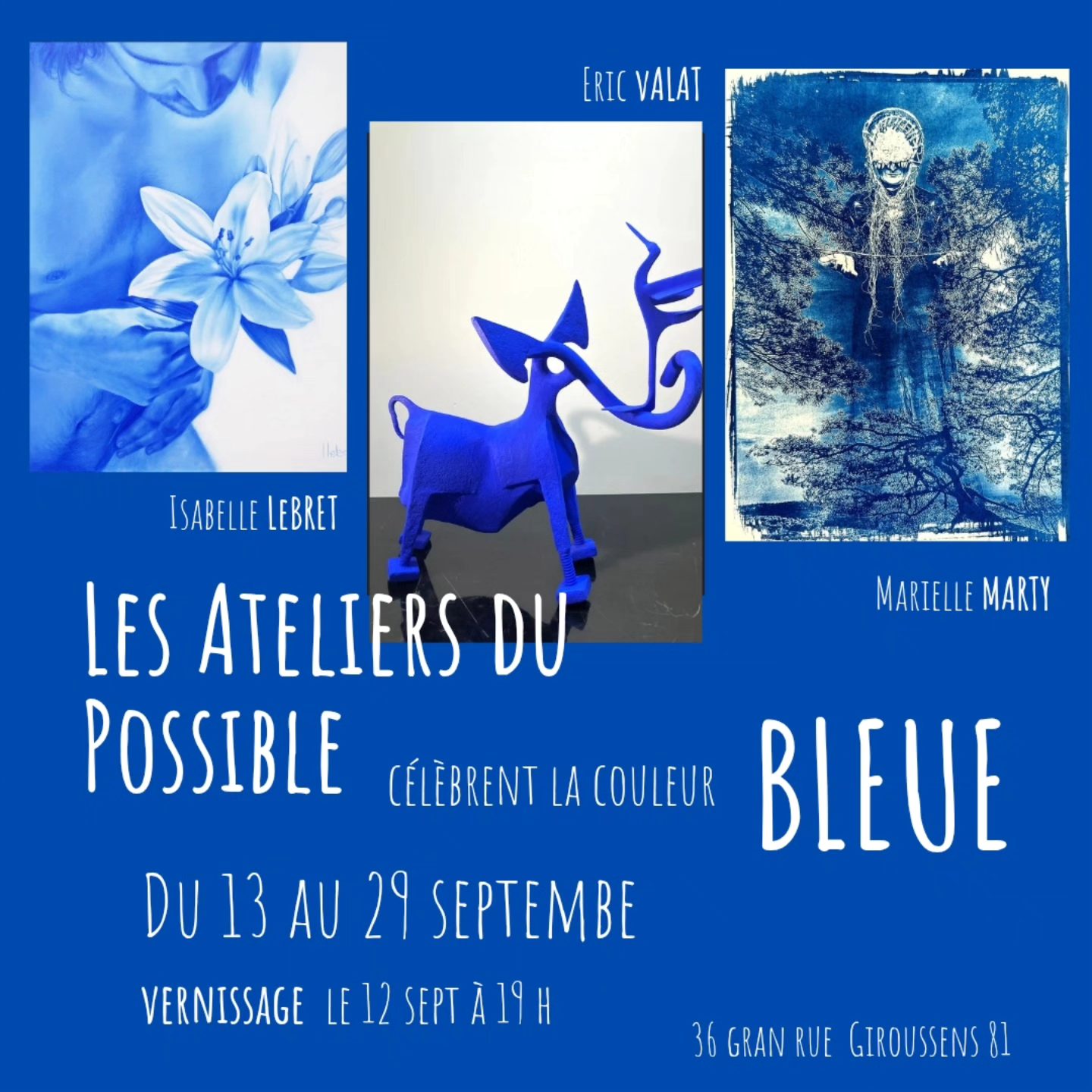 Les Ateliers du Possible célèbrent la couleur bleue
