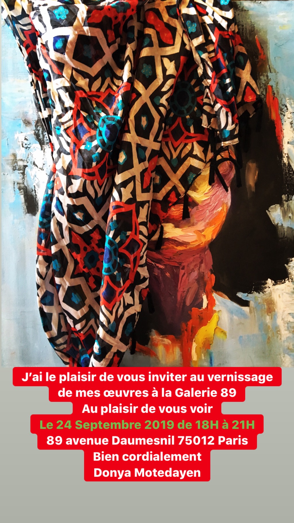 Dernier jour d’exposition Peinture