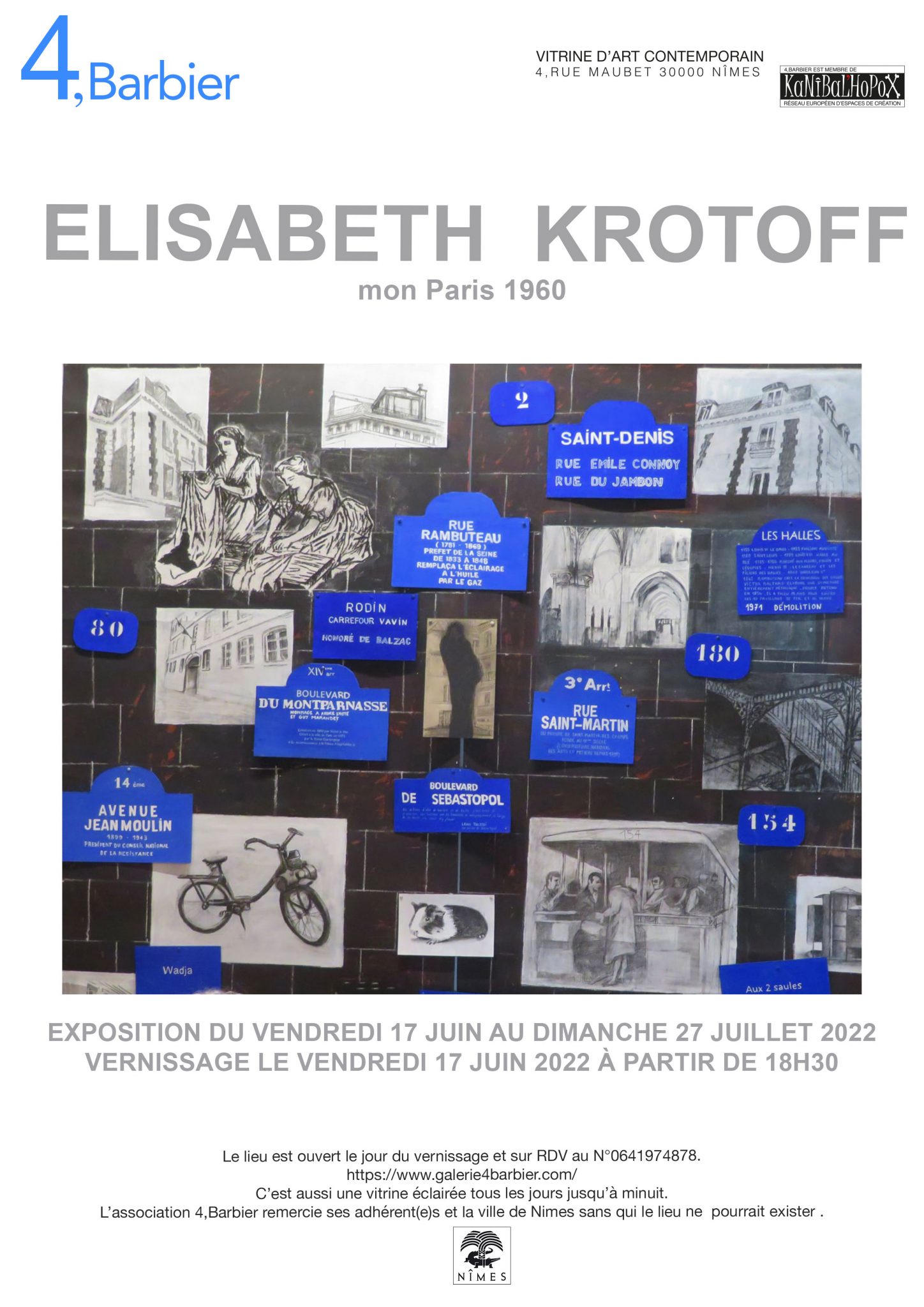 "Mon Paris 1960" Elisabeth KROTOFF
