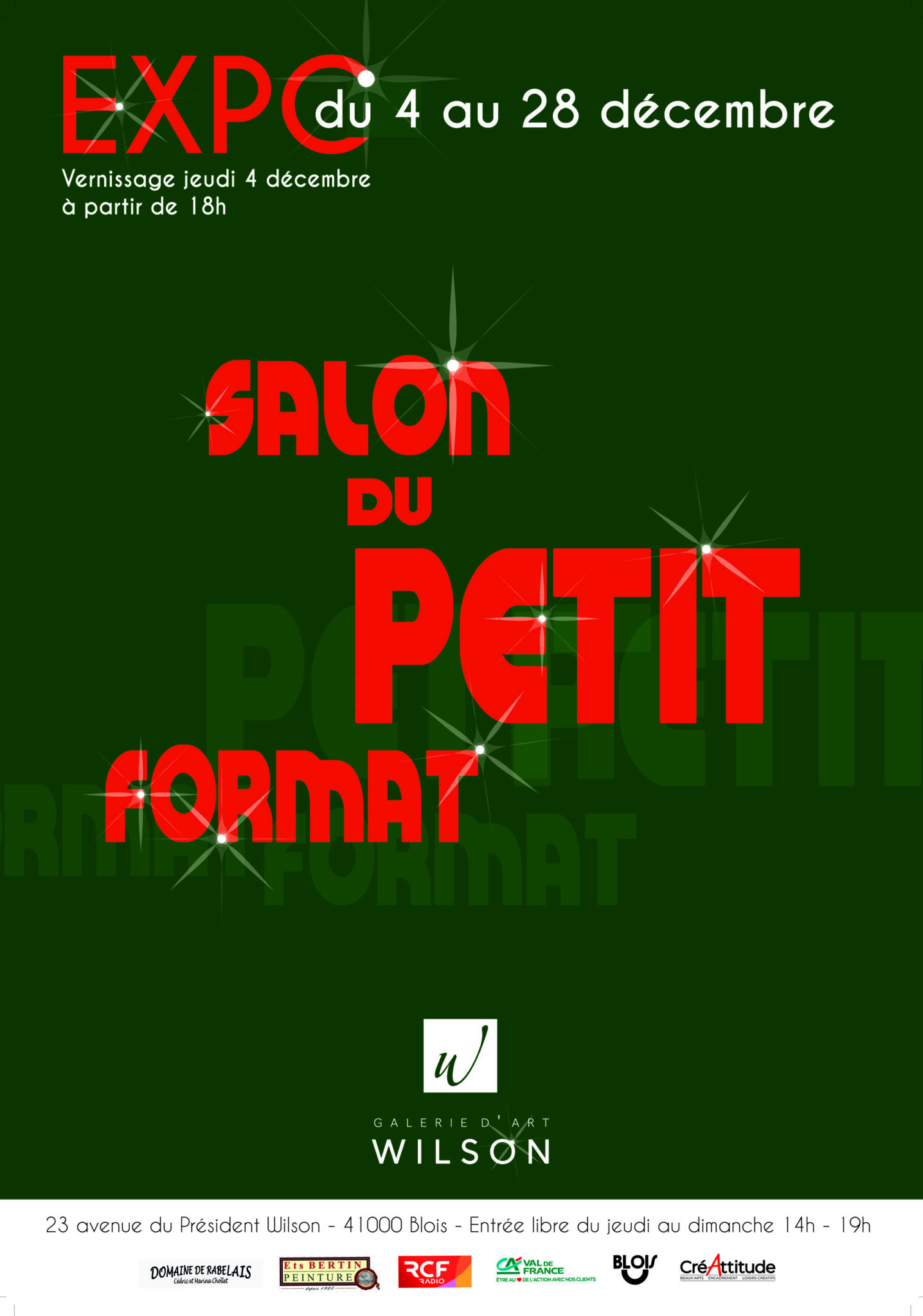 Salon du Petit Format, 4 au 28 Décembre 2025, Galerie d’Art Wilson Bloi