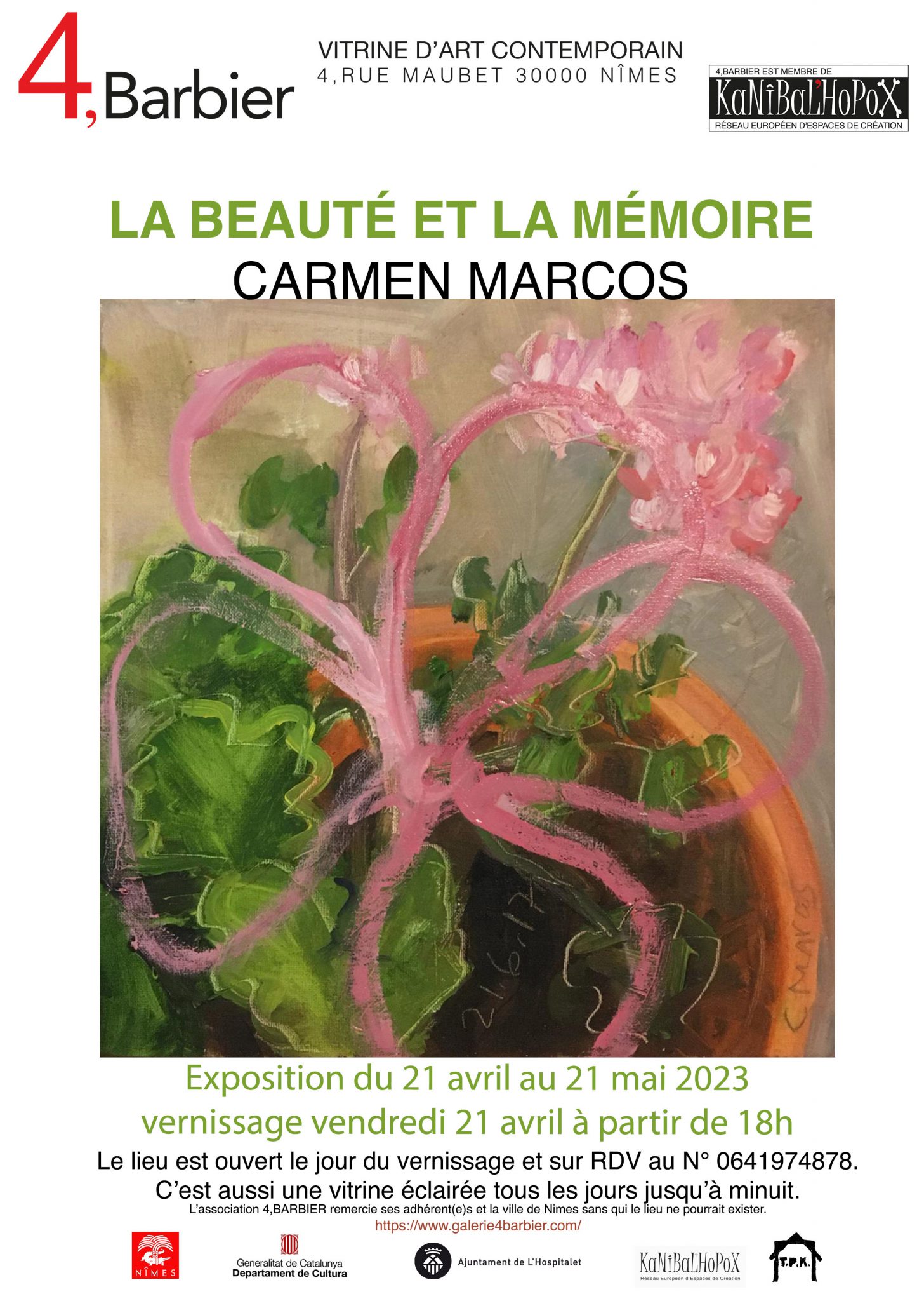 exposition "la beauté et la mémoire" Carmen Marcos