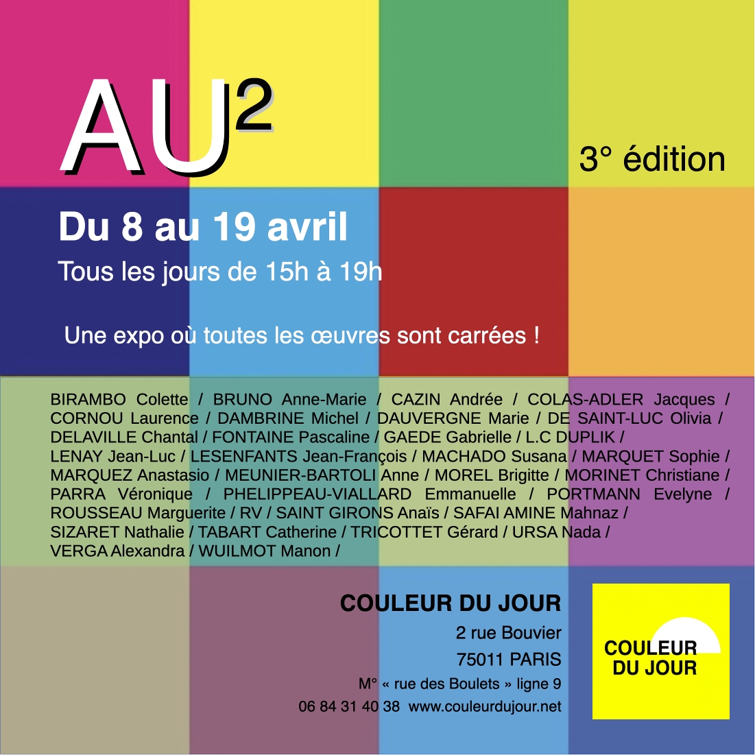 Au carré, expo collective