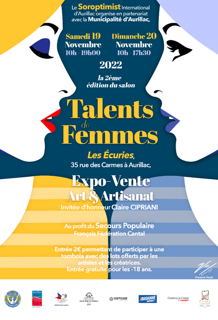 Salon Talents de femmes Aurillac Cantal