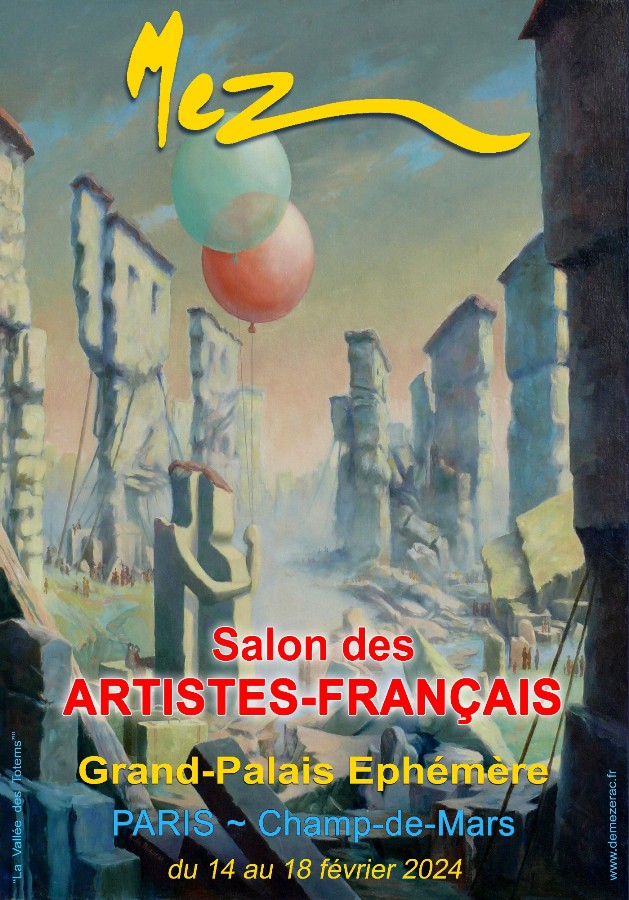 de MEZERAC - MEZ expose au Grand-Palais - Salon ART-CAPITAL 2024