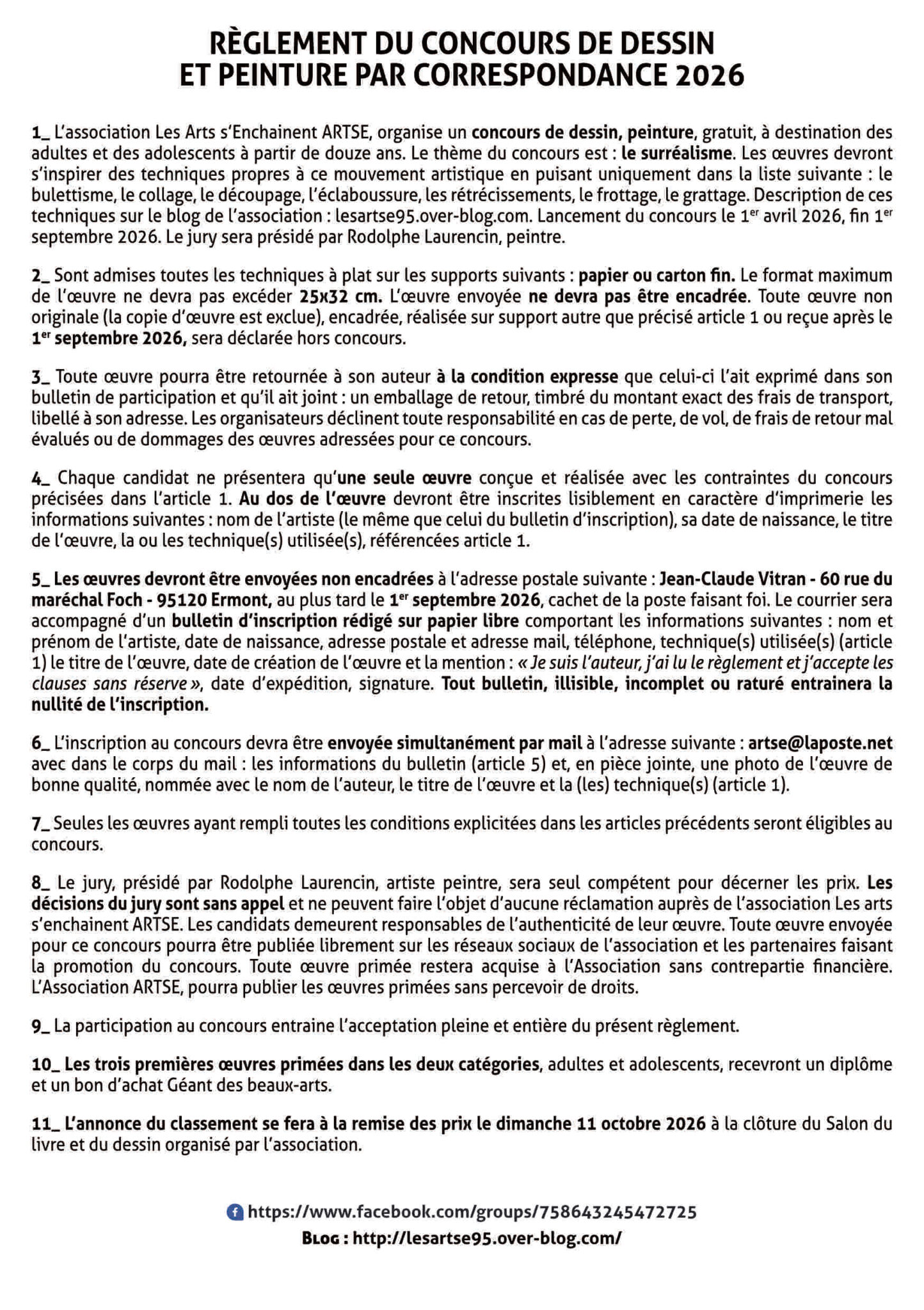 Conours de dessin et peinture