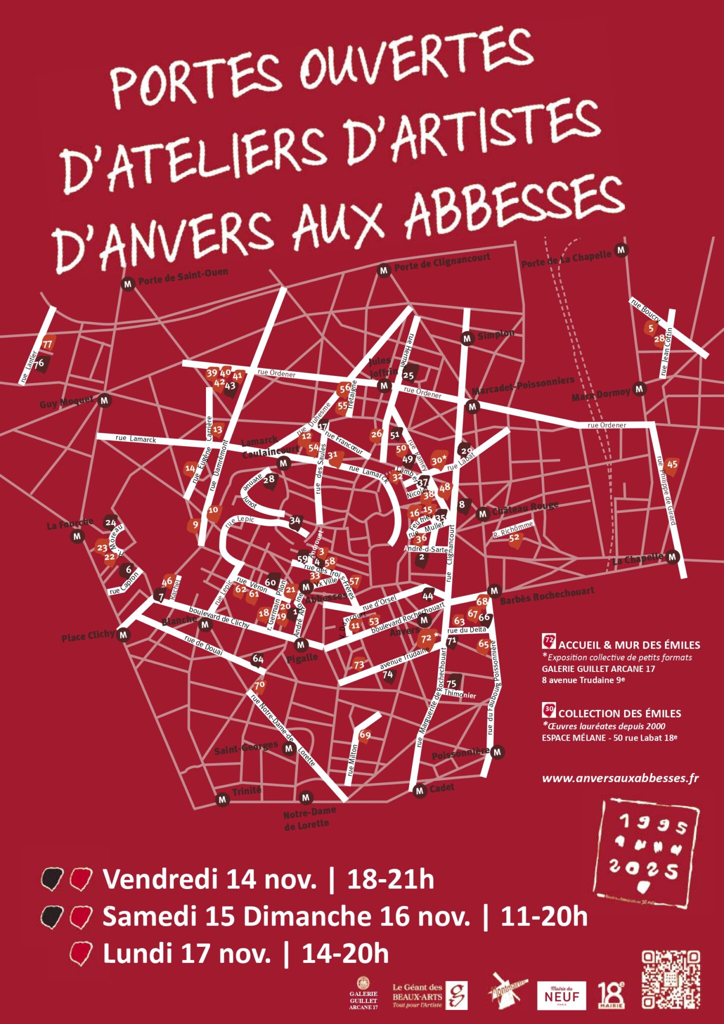 Portes ouvertes d'Anvers aux Abbesses