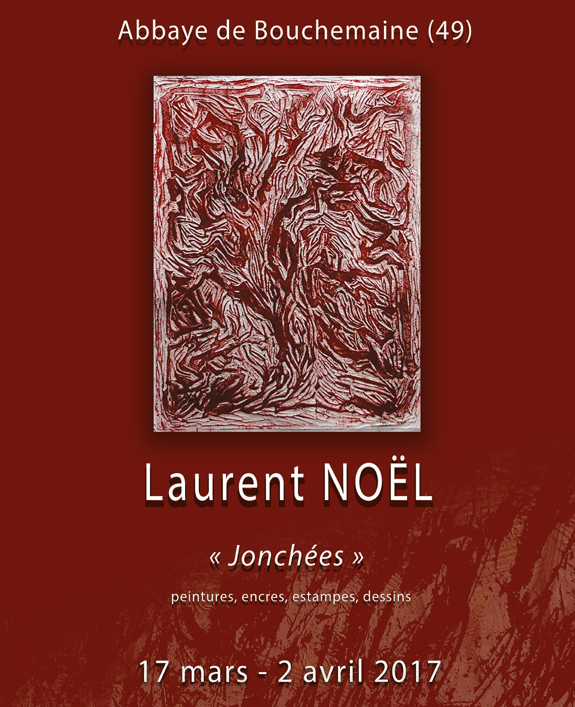 Laurent Noël "Jonchées", peintures récentes 2016-2018