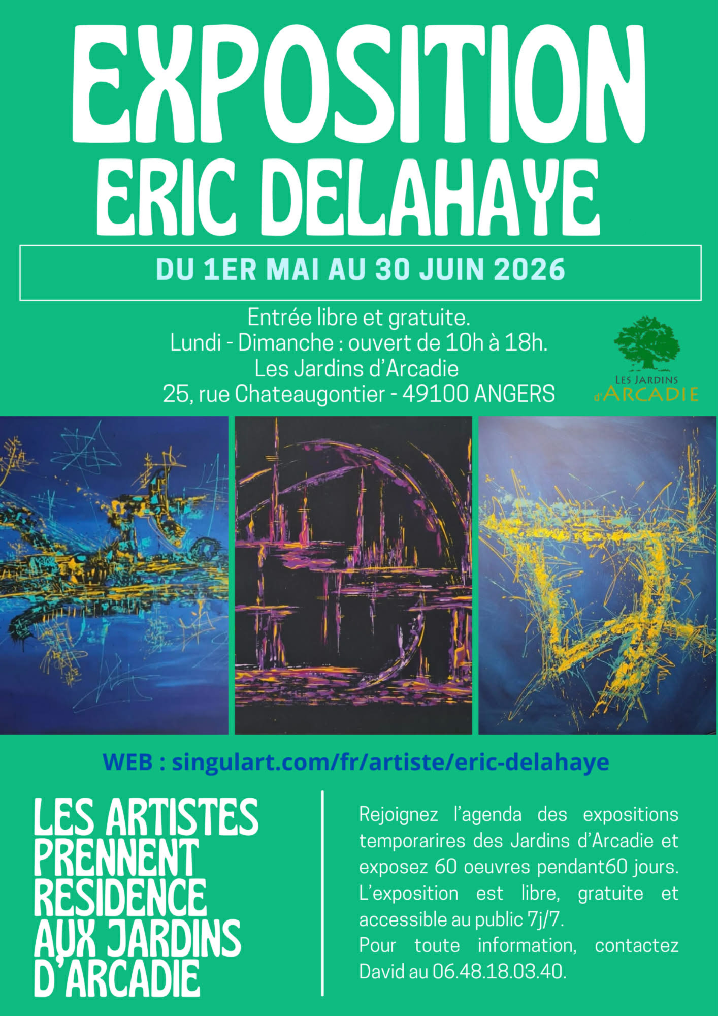 60 jours, 60 toiles
