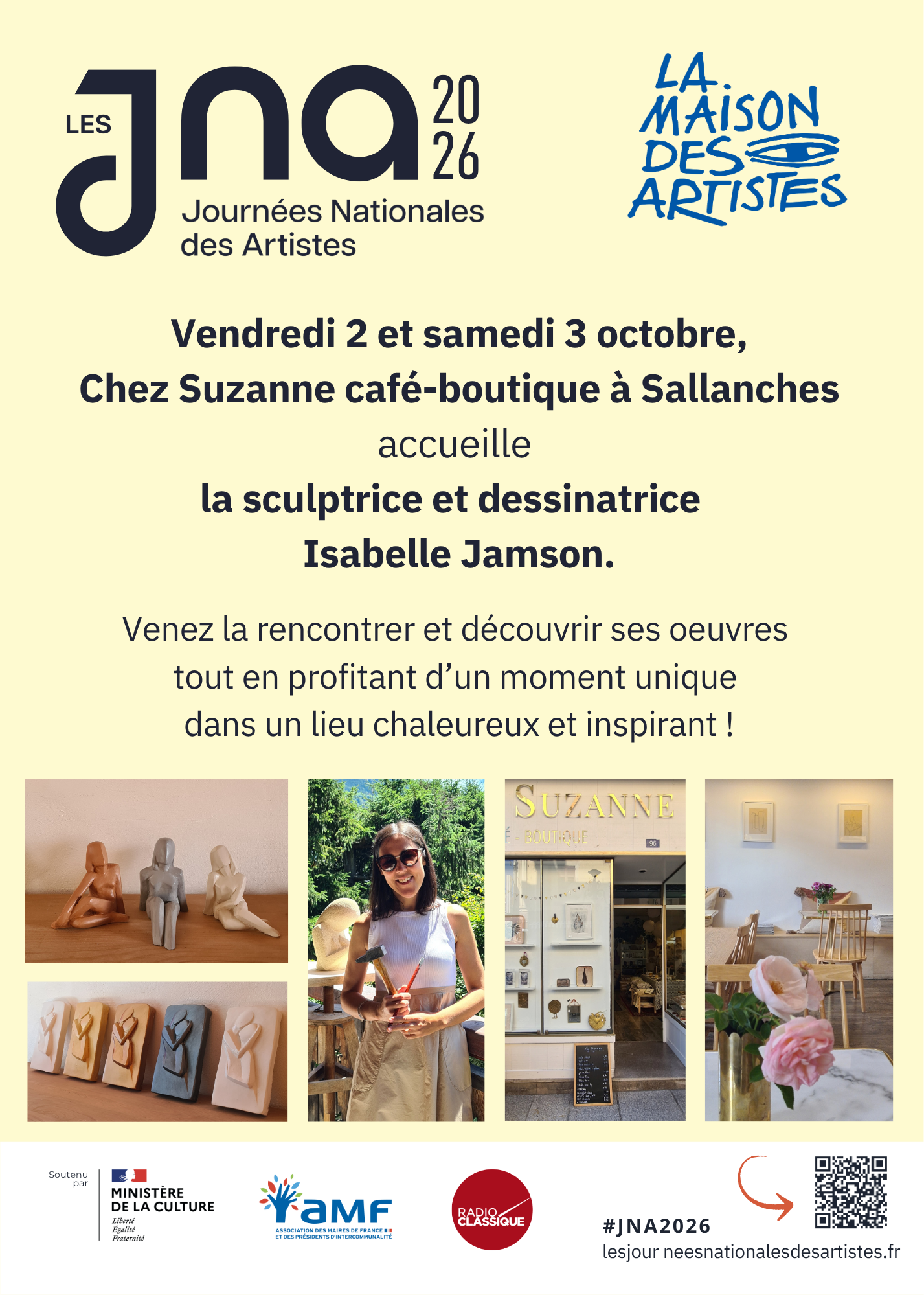 Exposition de sculptures à l'occasion des Journées Nationales des Artistes