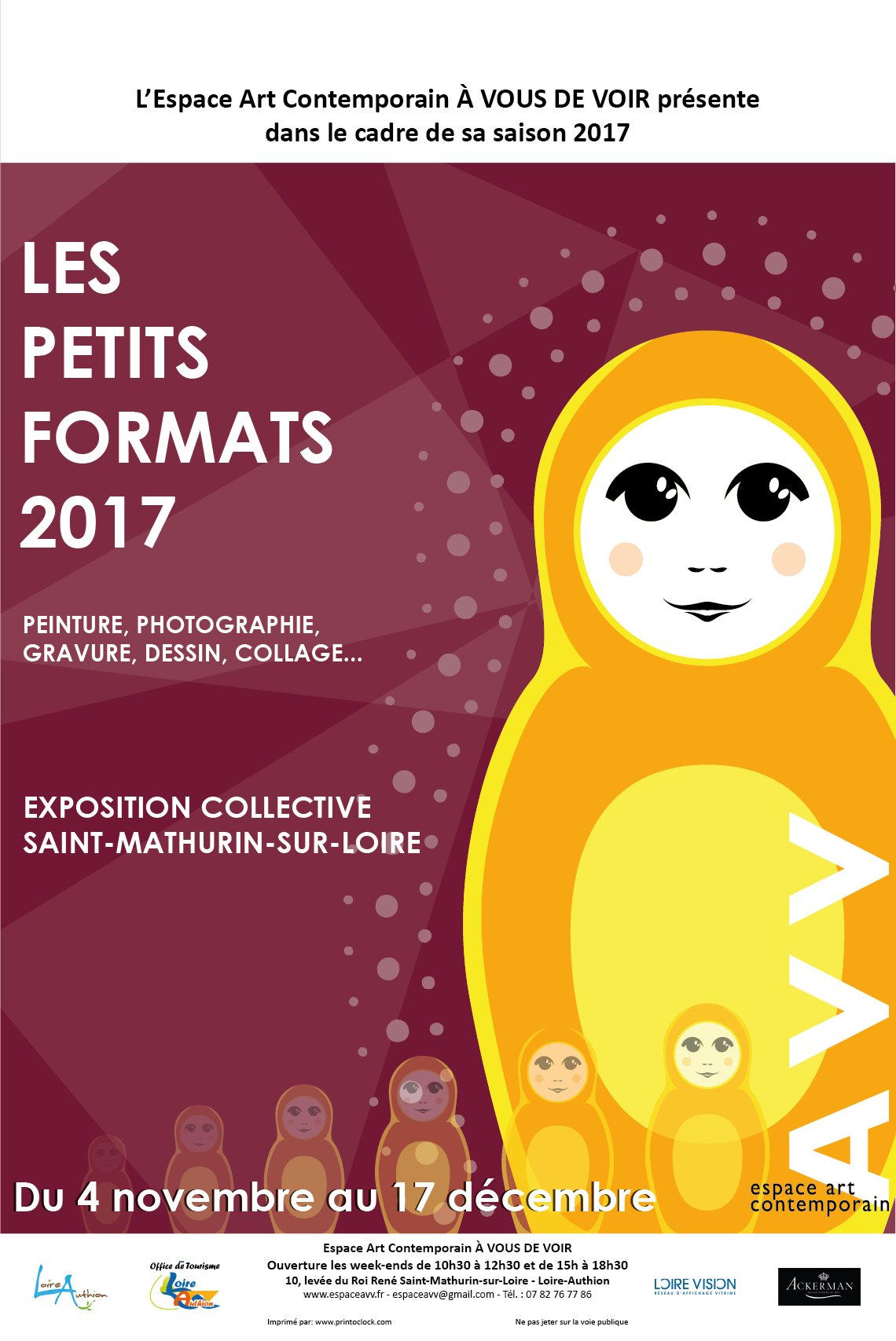 Valérie JAYAT expose à " Les petits formats 2017 "