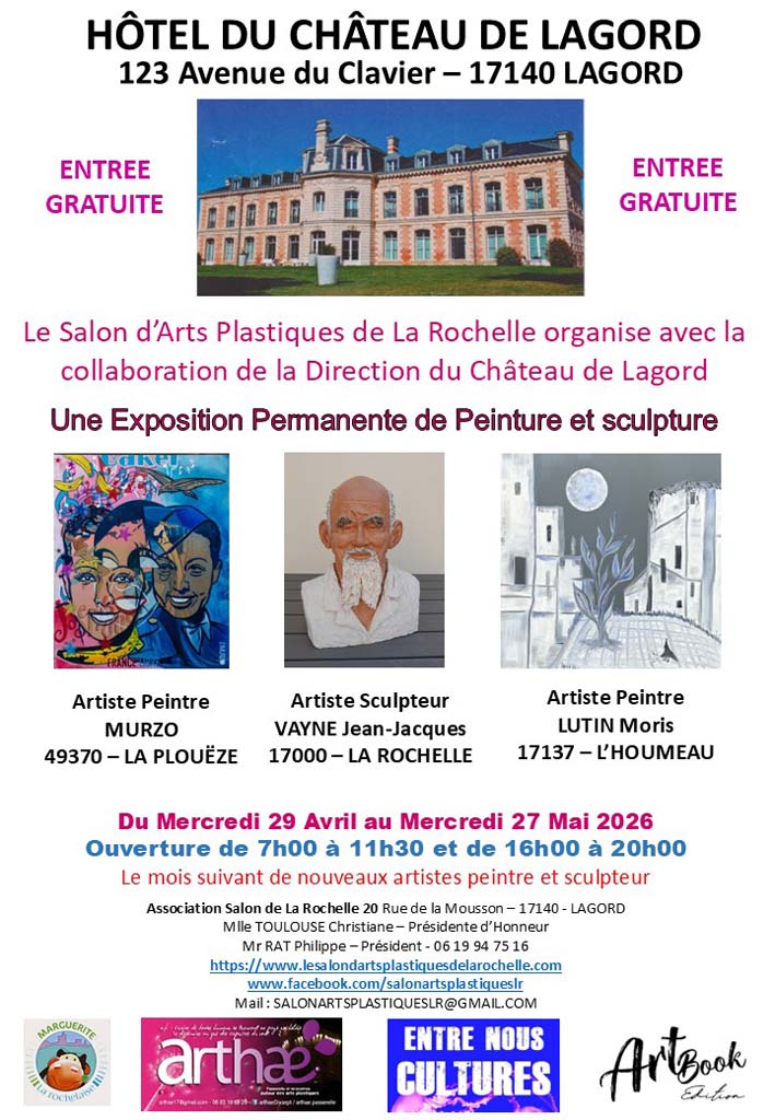 Exposition permanente à L'Hôtel du Château de Lagord