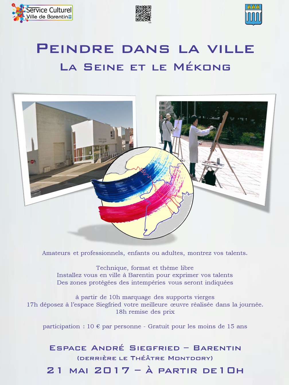 Peindre dans la ville « La Seine et le Mékong »