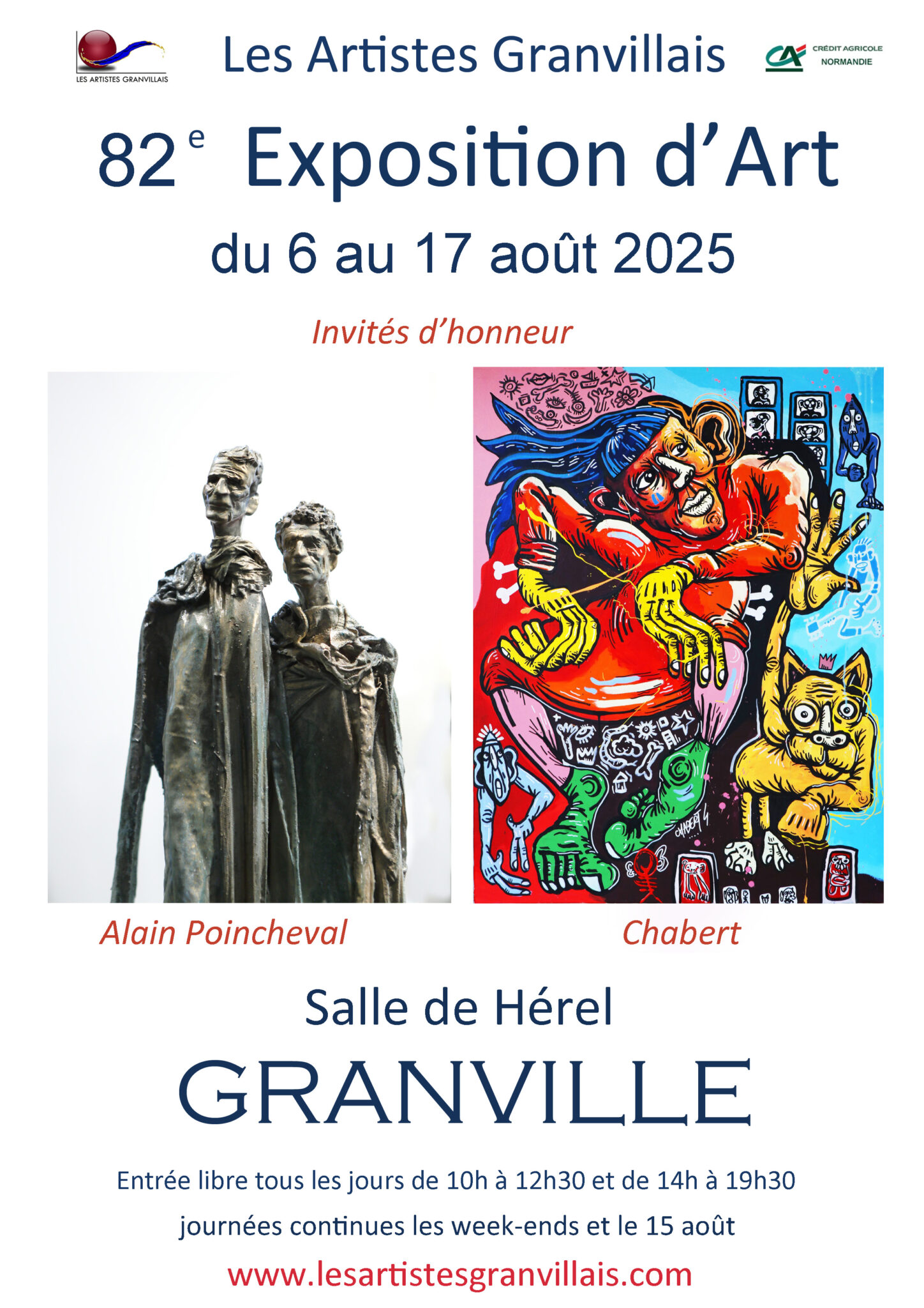 82ème exposition des Artistes Granvillais