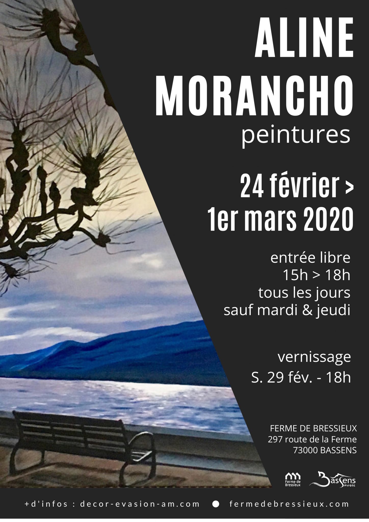 Exposition de Peintures ALINE MORANCHO à Bassens près de Chambéry du 26 février au 1er mars