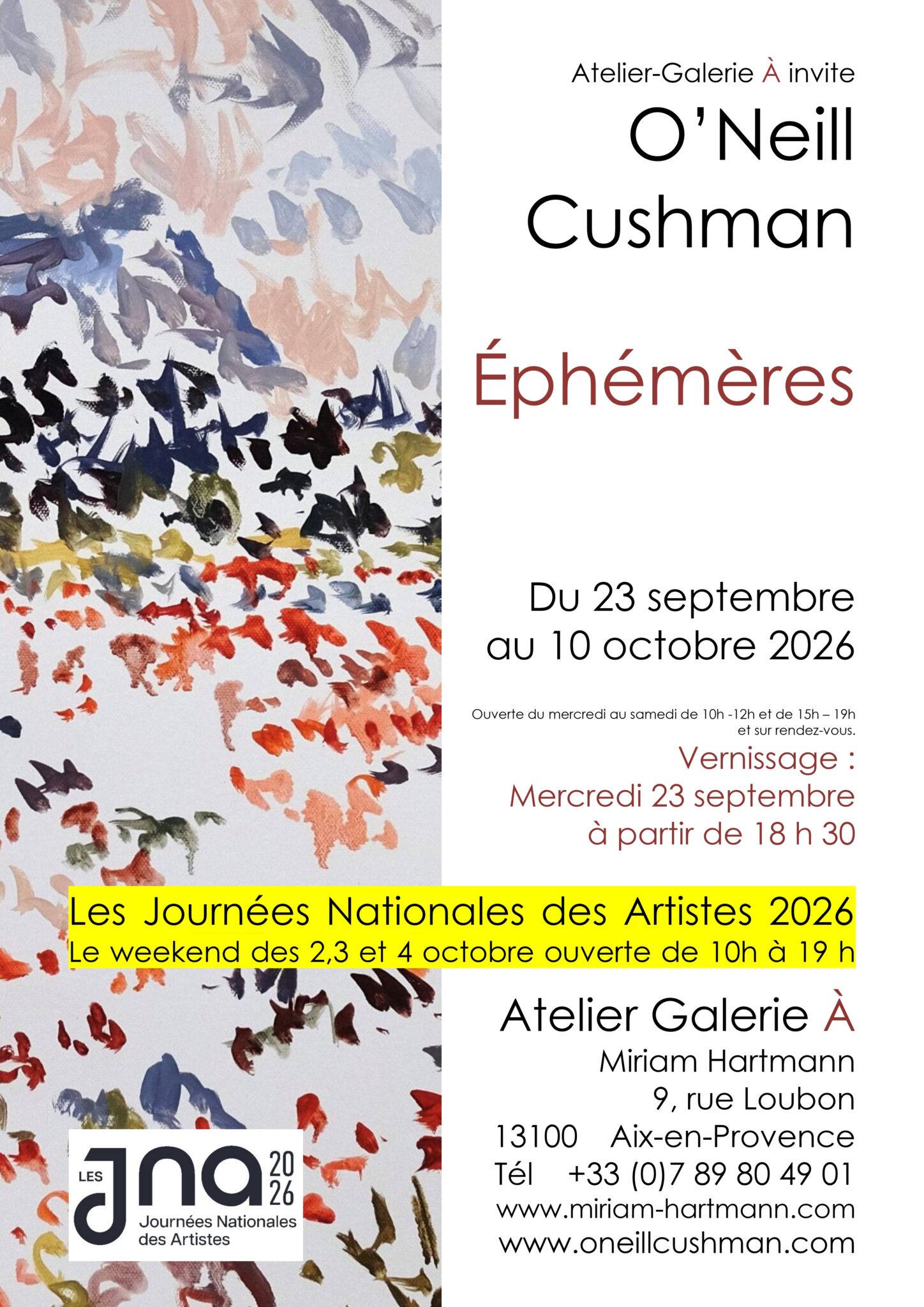 O'Neill Cushman - Éphémères