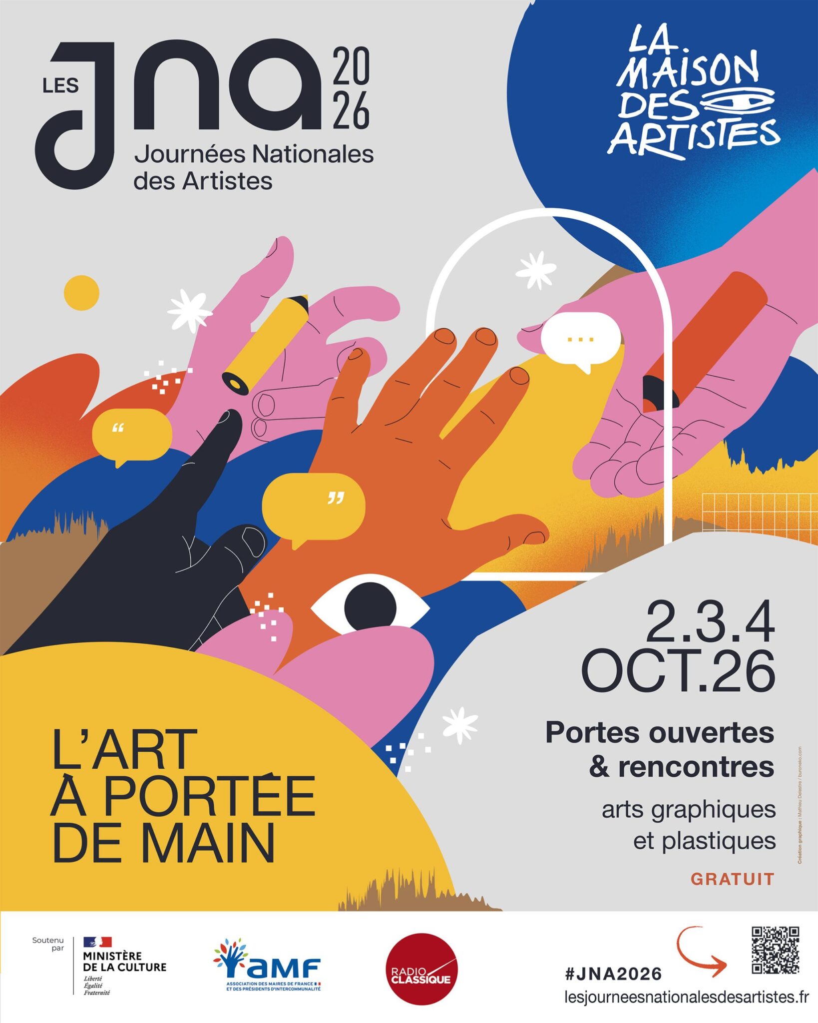 JOURNEES NATIONALES DES ARTISTES 2026