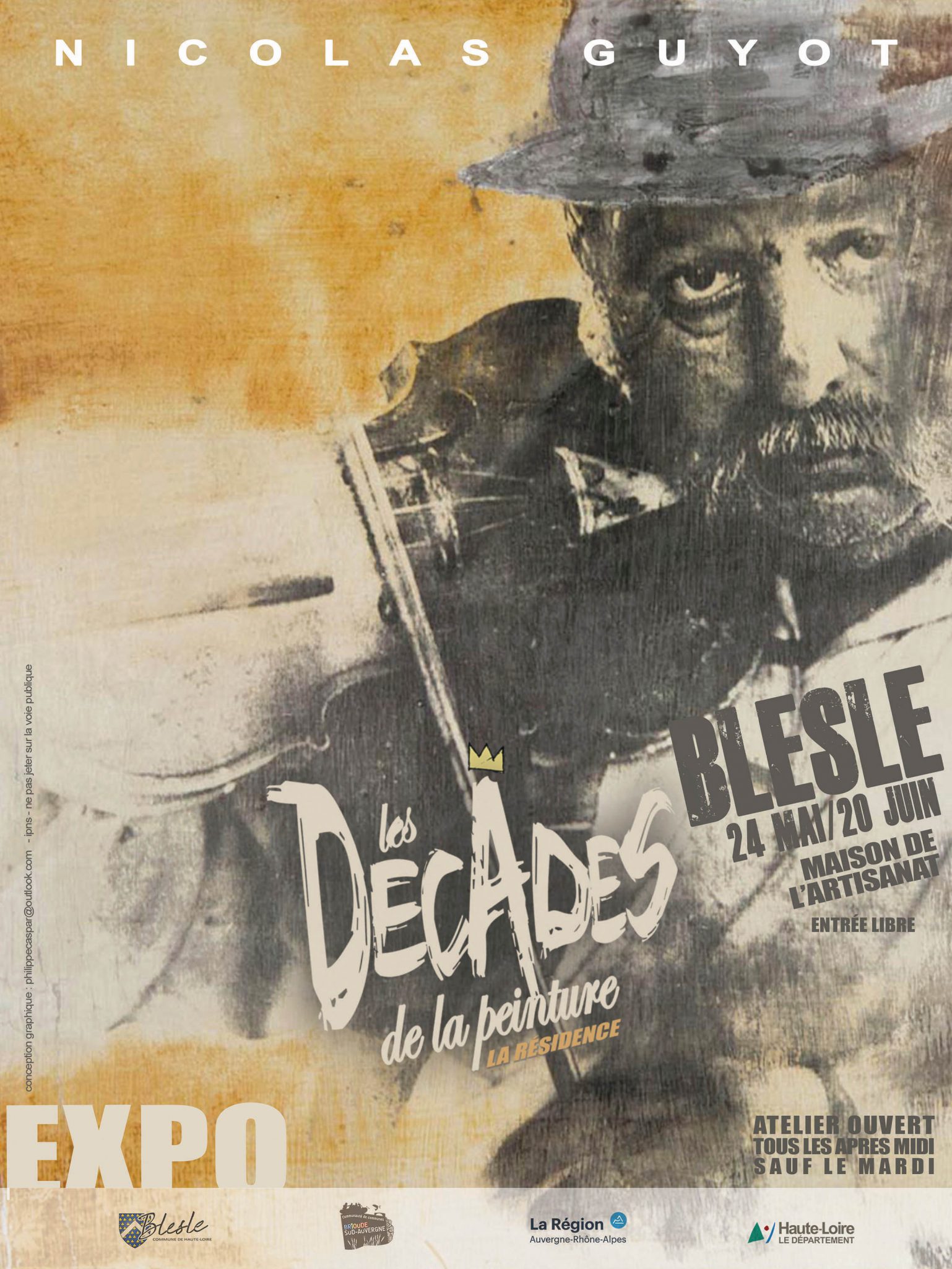NICOLAS GUYOT EN RESIDENCE ARTISTIQUE A BLESLE