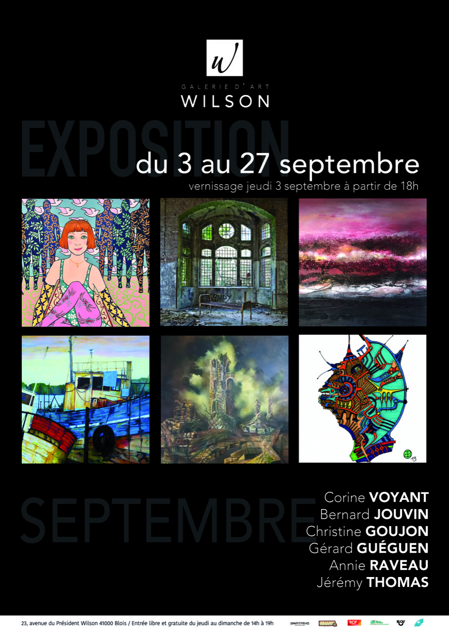 Septembre à la Galerie d’Art Wilson Blois