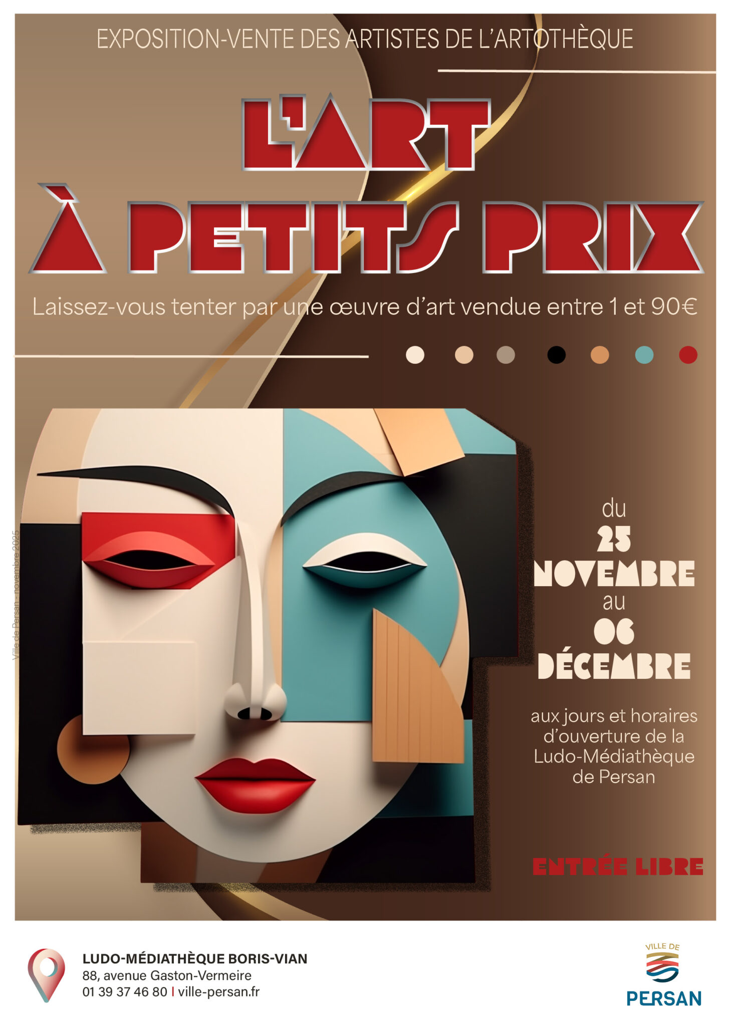 Biennale "L'art à Petits Prix" à l'Artothèque de Persan