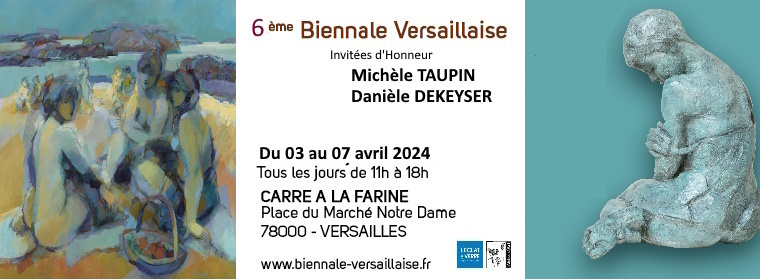 Mies SAVOYE à la 6ème Biennale Versaillaise du Carré à la Farine du 03 au 07 avril 2024