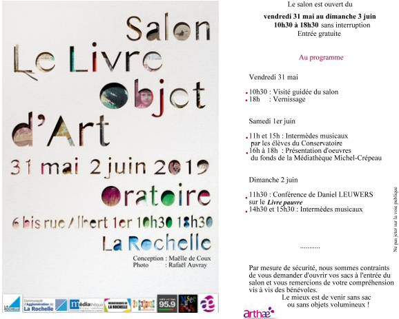 Salon Le Livre Objet d'Art - La Rochelle