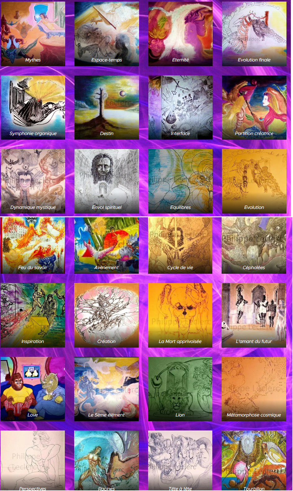 PHILIPPE LECLERC DESSINATEUR SURREALISTE ET FANTASTIQUE