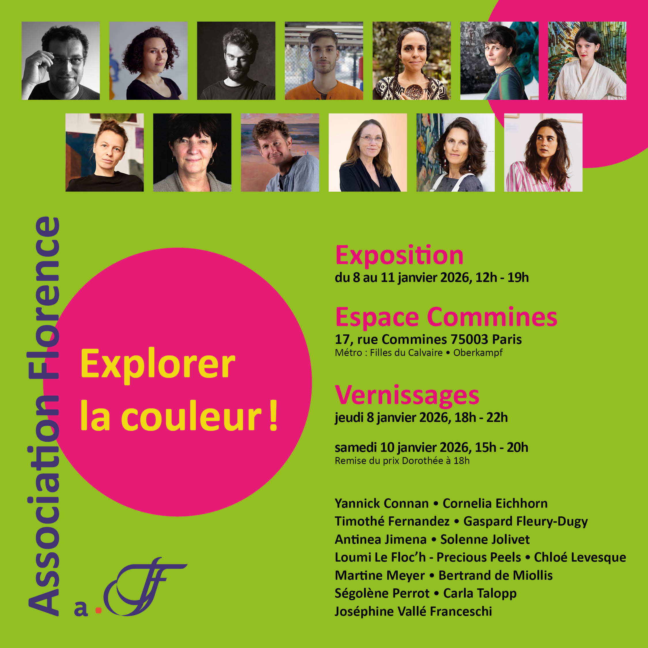 EXPLORER LA COULEUR - ASSOCIATION FLORENCE