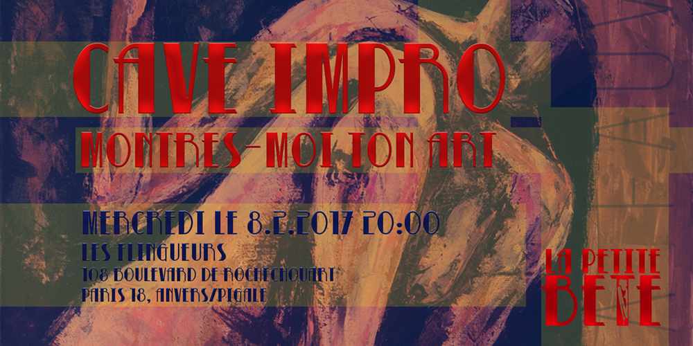 Cave Impro - Montre-moi ton art! ENTRÉE GRATUITE