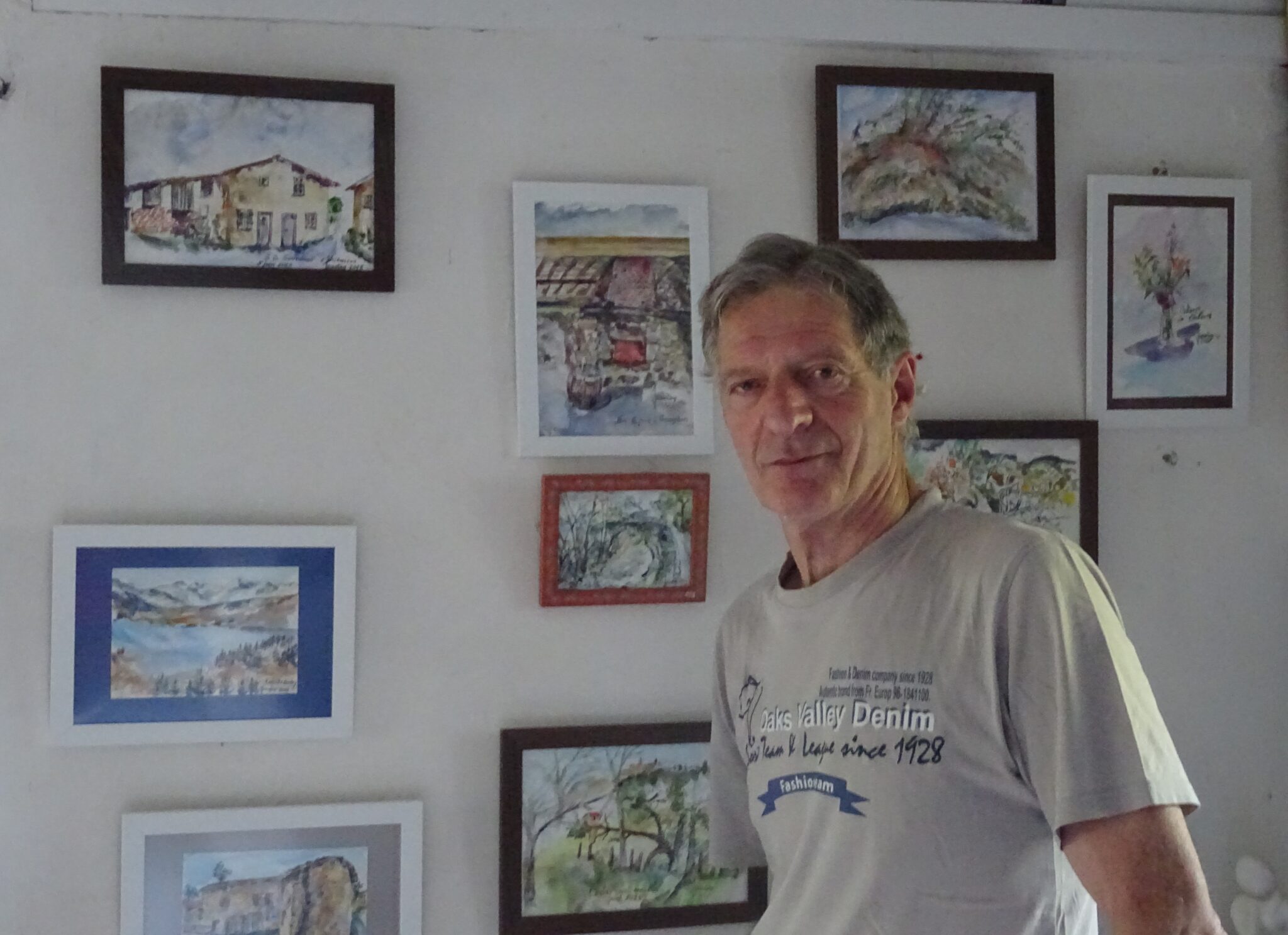AQUARELLES de Gérard Jeanton, à l’Atelier Ocre-Rose