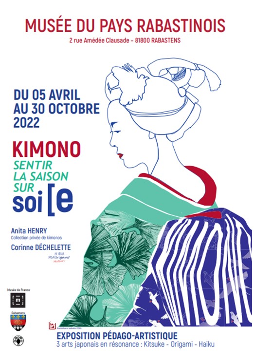 Exposition KIMONO, Sentir la Saison sur soi( e)