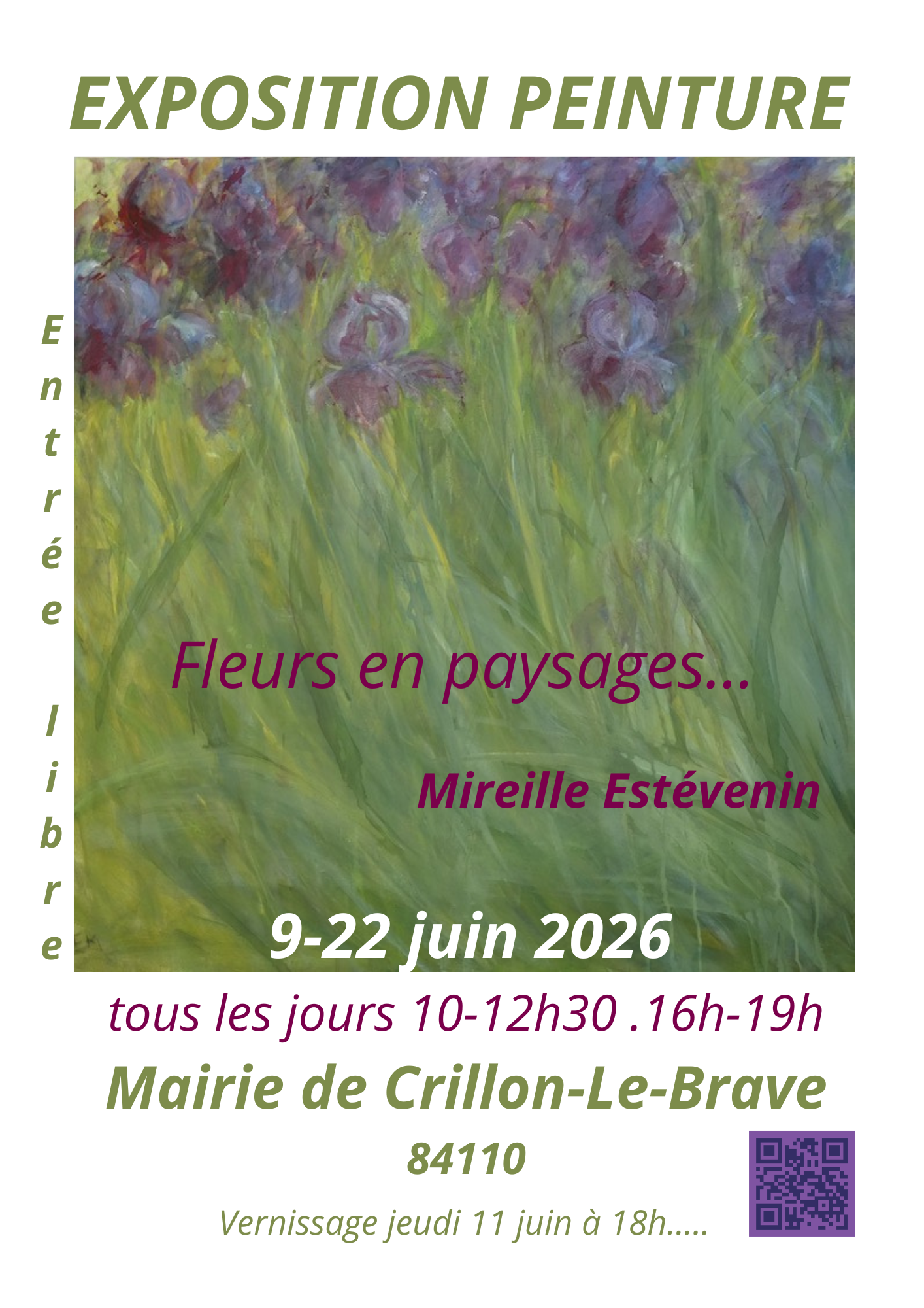 Fleurs en Paysages