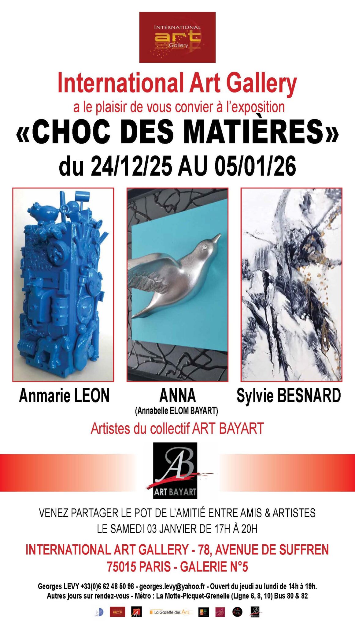 EXPOSITION 3CHOC DES MATIERES