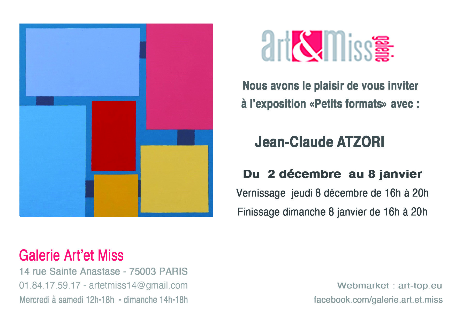 Exposition de 6 petits formats autour du nombre d'or