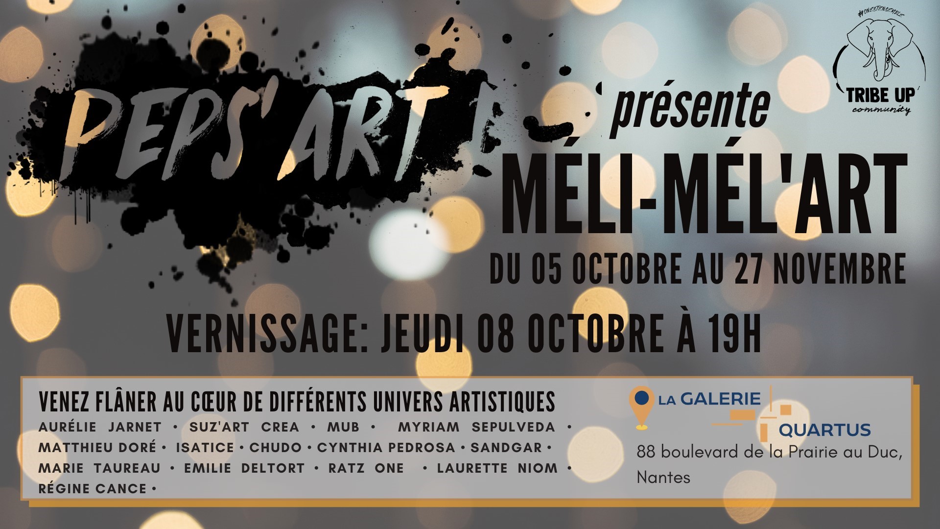 Méli-Mél'Art à La Galerie Quartus (Nantes)