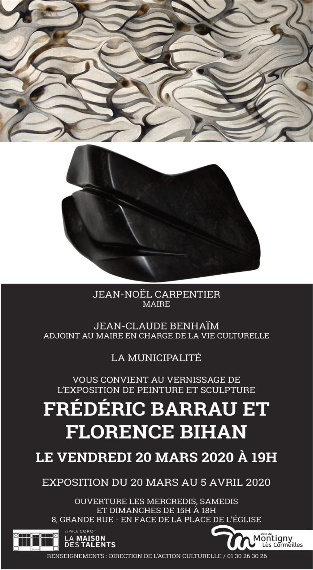 EXPOSITION DE PEINTURE SCULPTURE