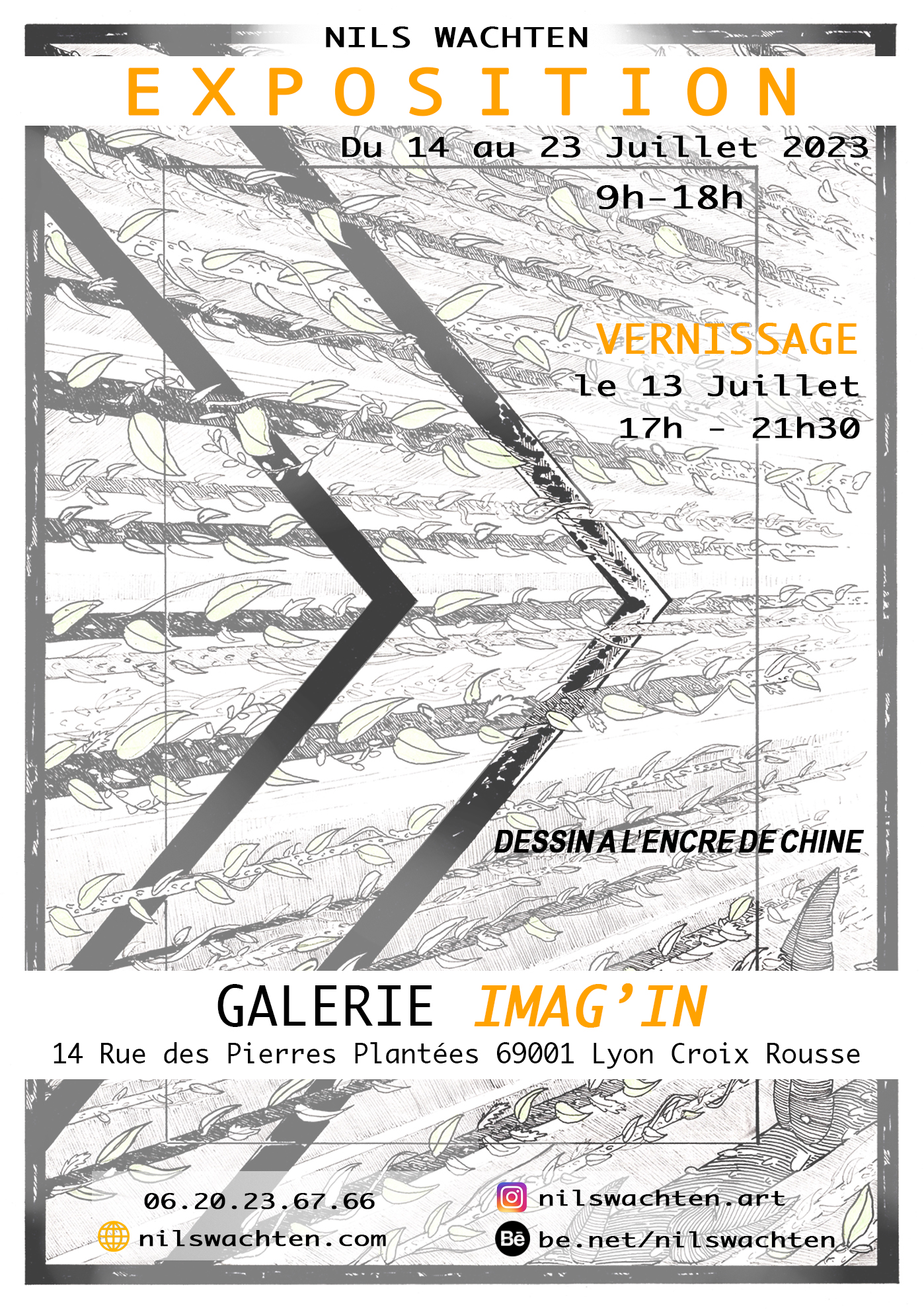 EXPOSITION Personnelle - NILS WACHTEN - Galerie IMAG'IN