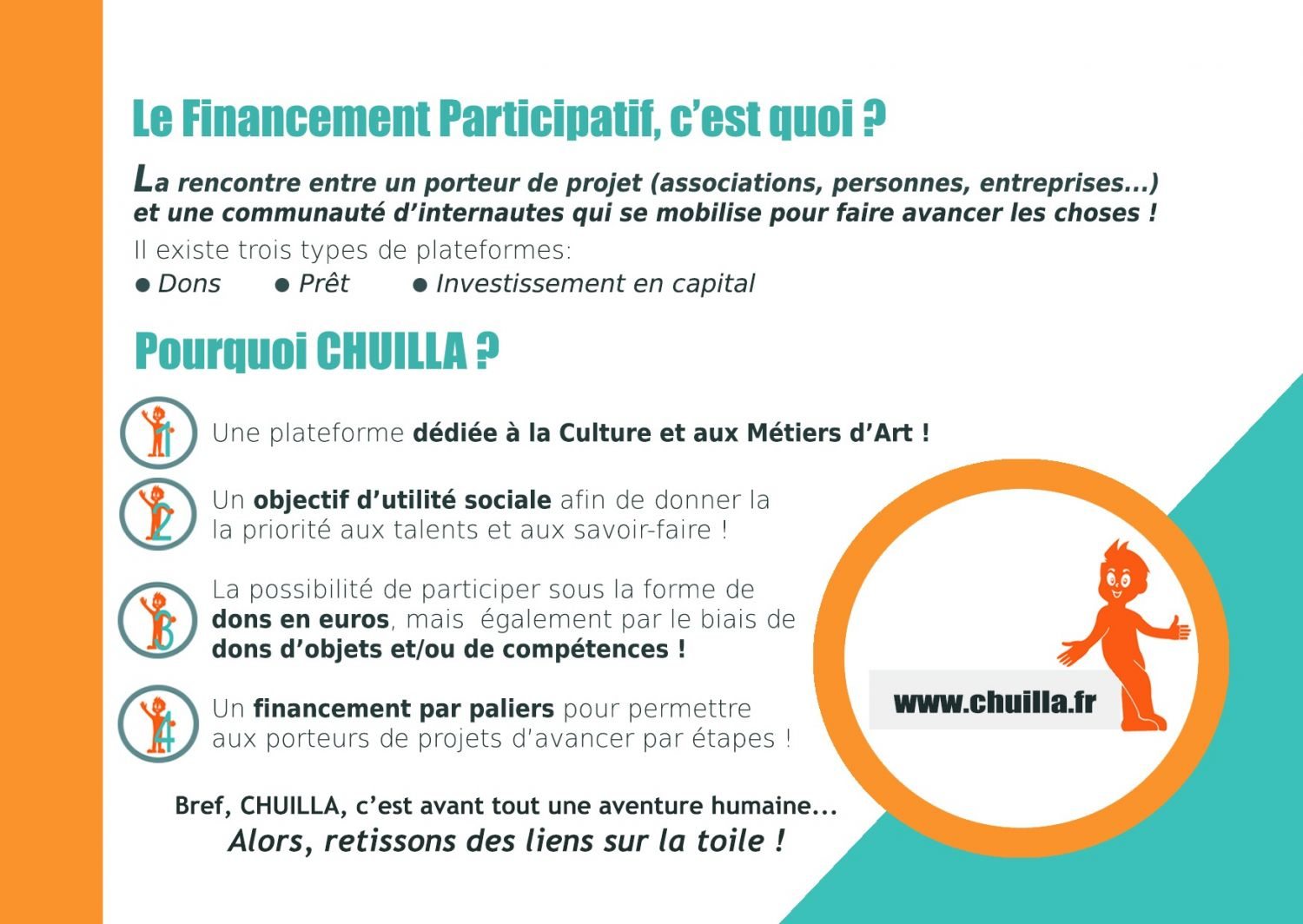 Lancement de votre plateforme de financement participatif !