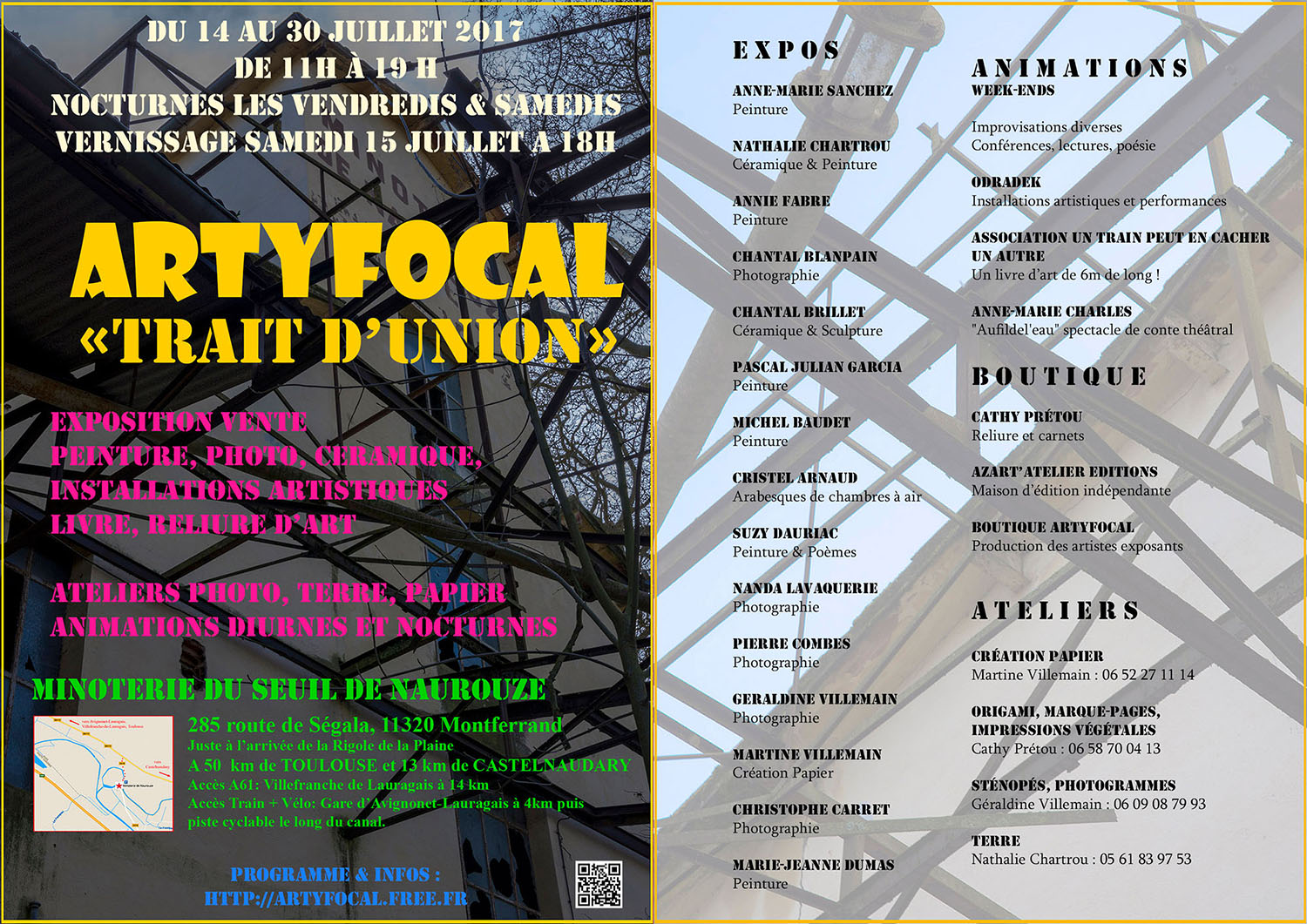 Artyfocal "Trait d'union", exposition