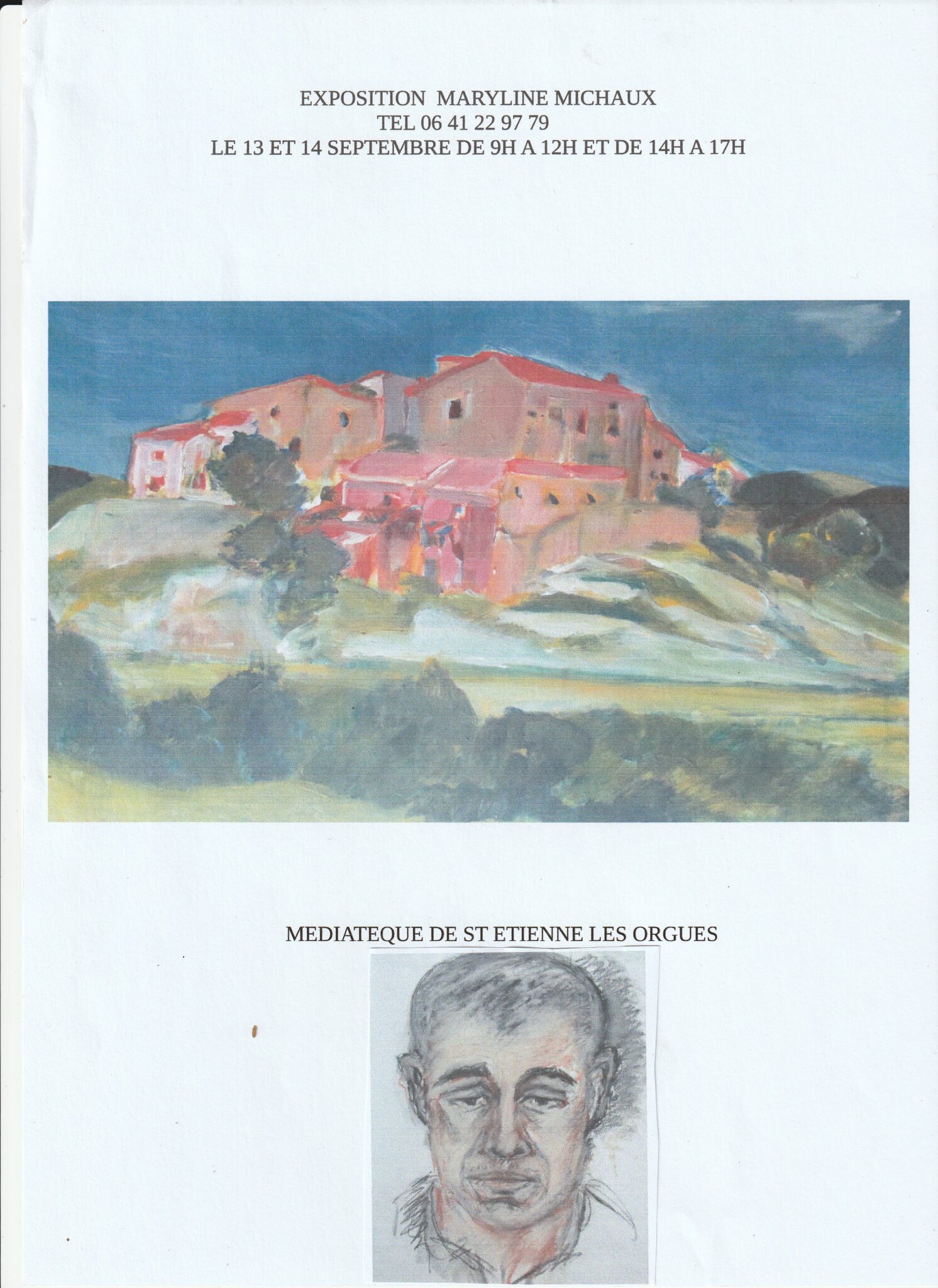 exposition de deux tableaux pour les JNA