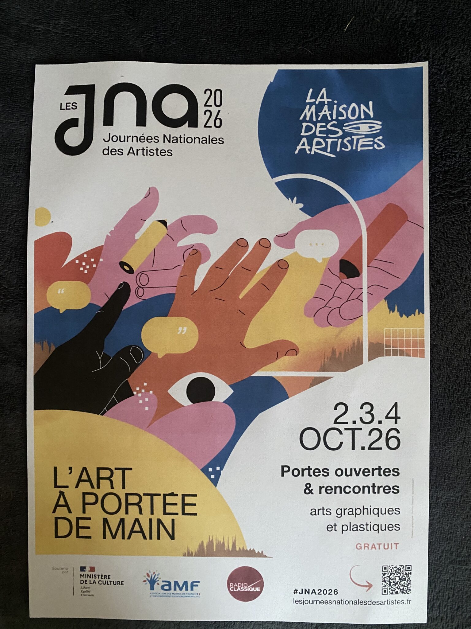 JOURNEES NATIONALES des ARTISTES  ( J  N  A )