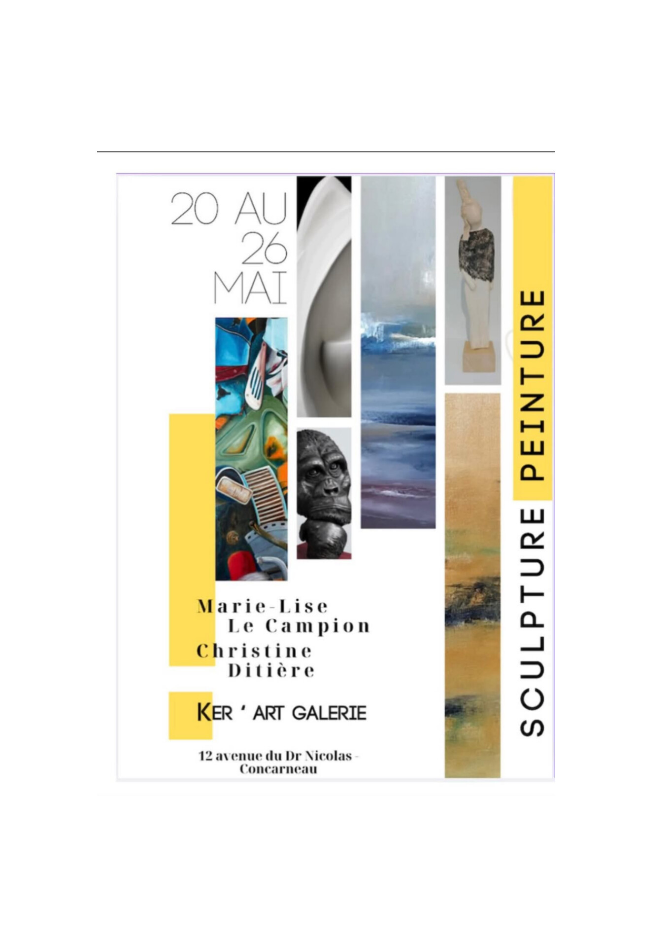 Exposition peintures et sculptures