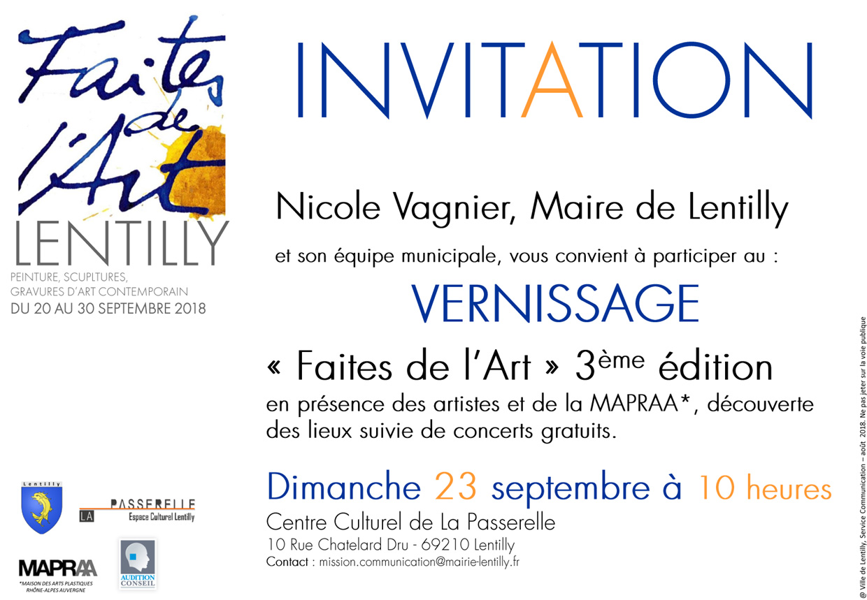 Faites de l'Art à Lentilly