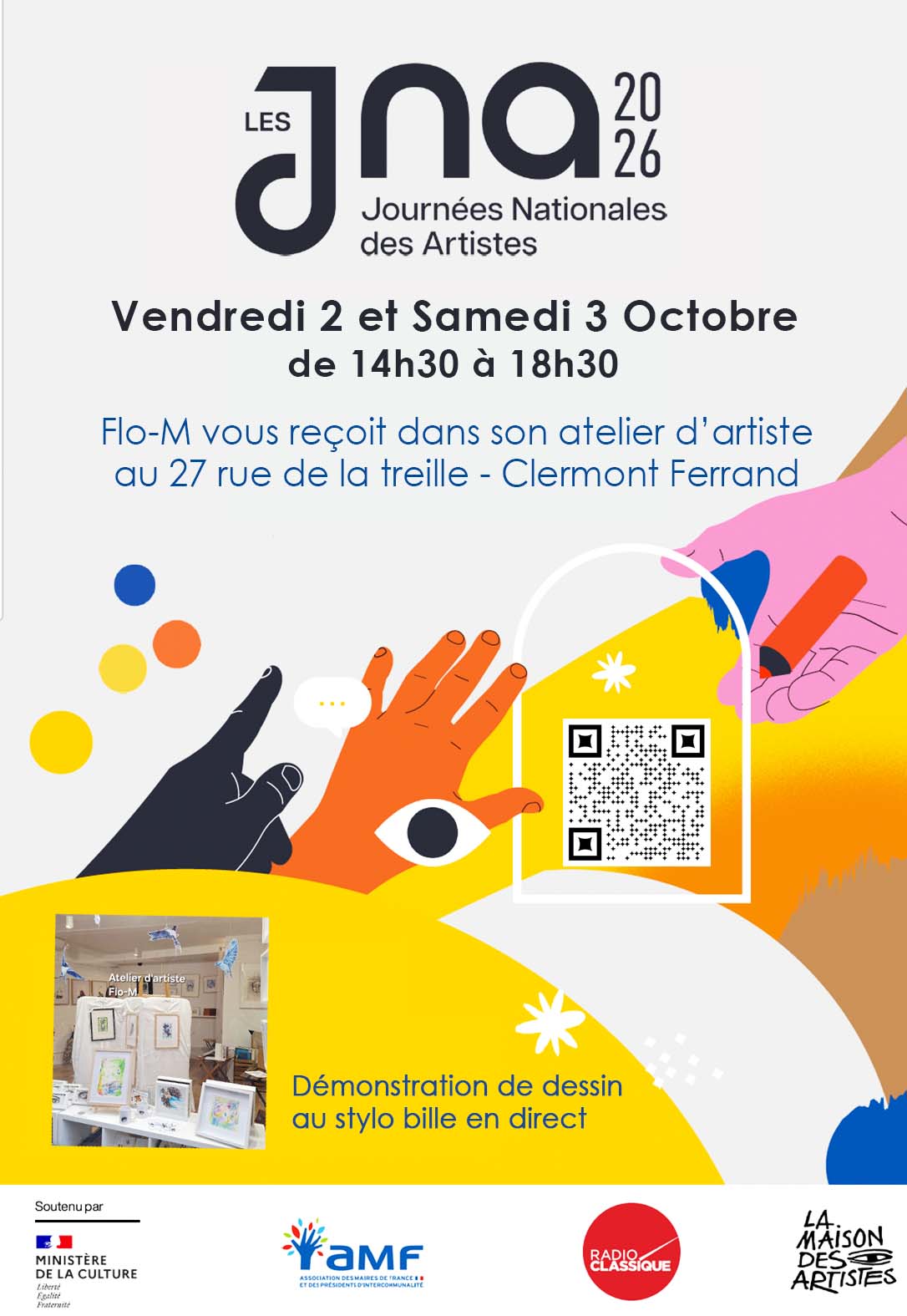 Flo-M ouvre son atelier pour les JNA