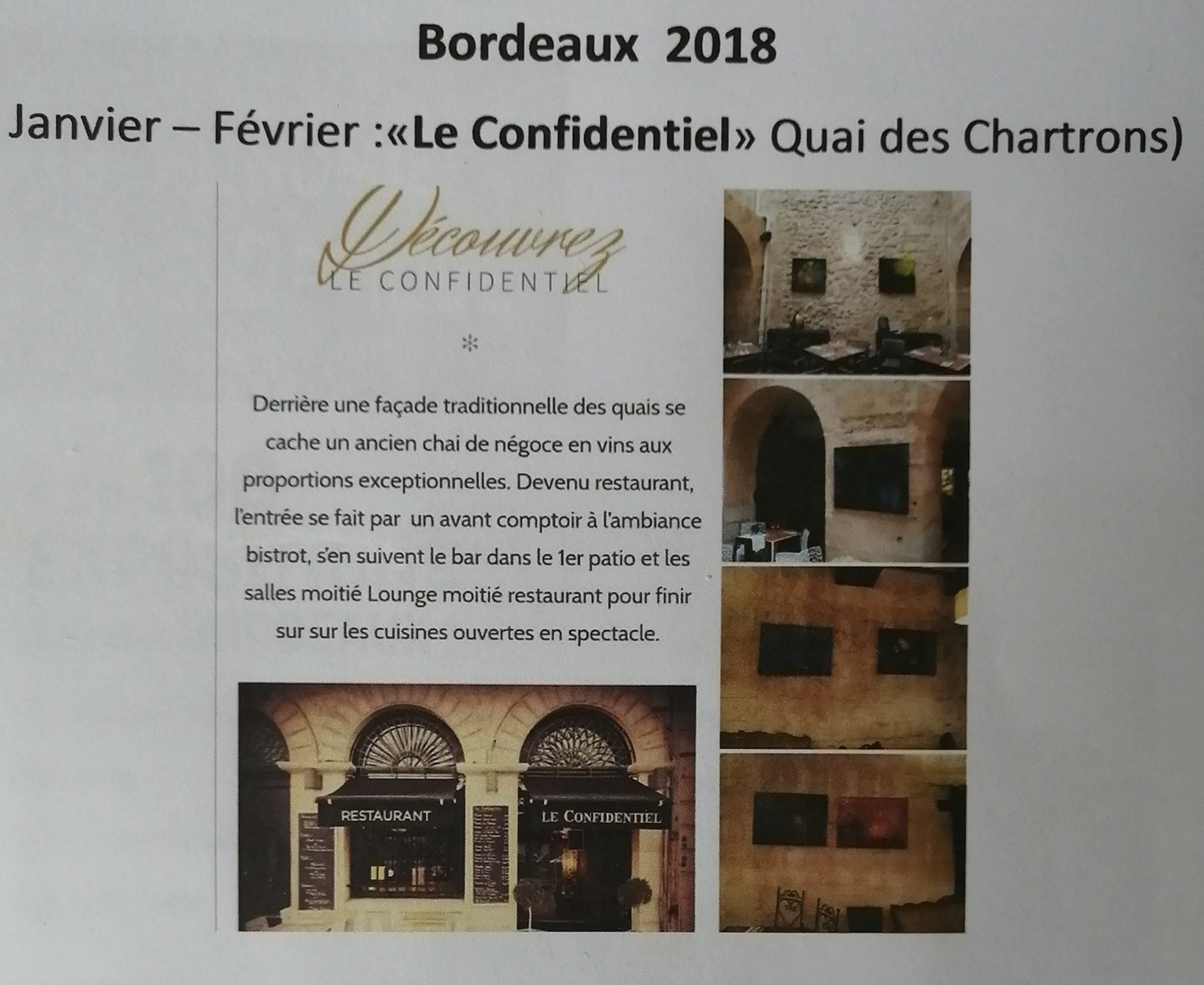 "Essais et Découverte "    2018