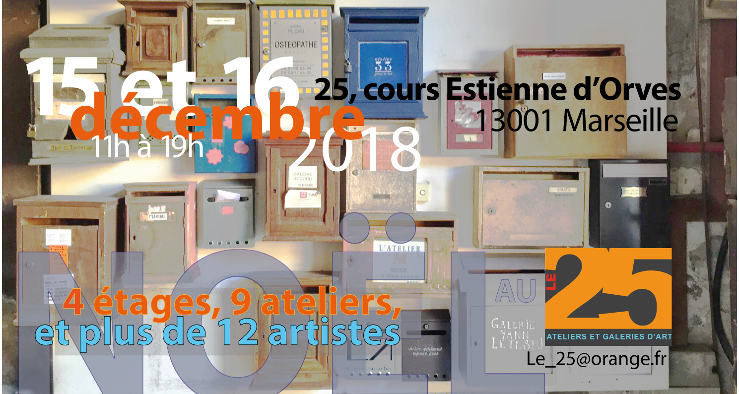 Noël aux ateliers et Galeries d'art du 25