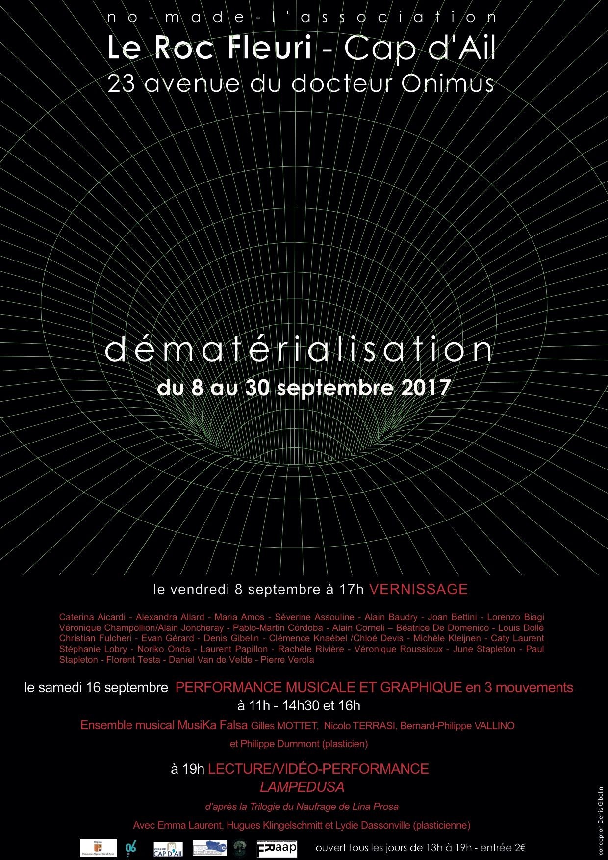 "dématerialisation " Exposition Collective -Groupe NO-MADE-