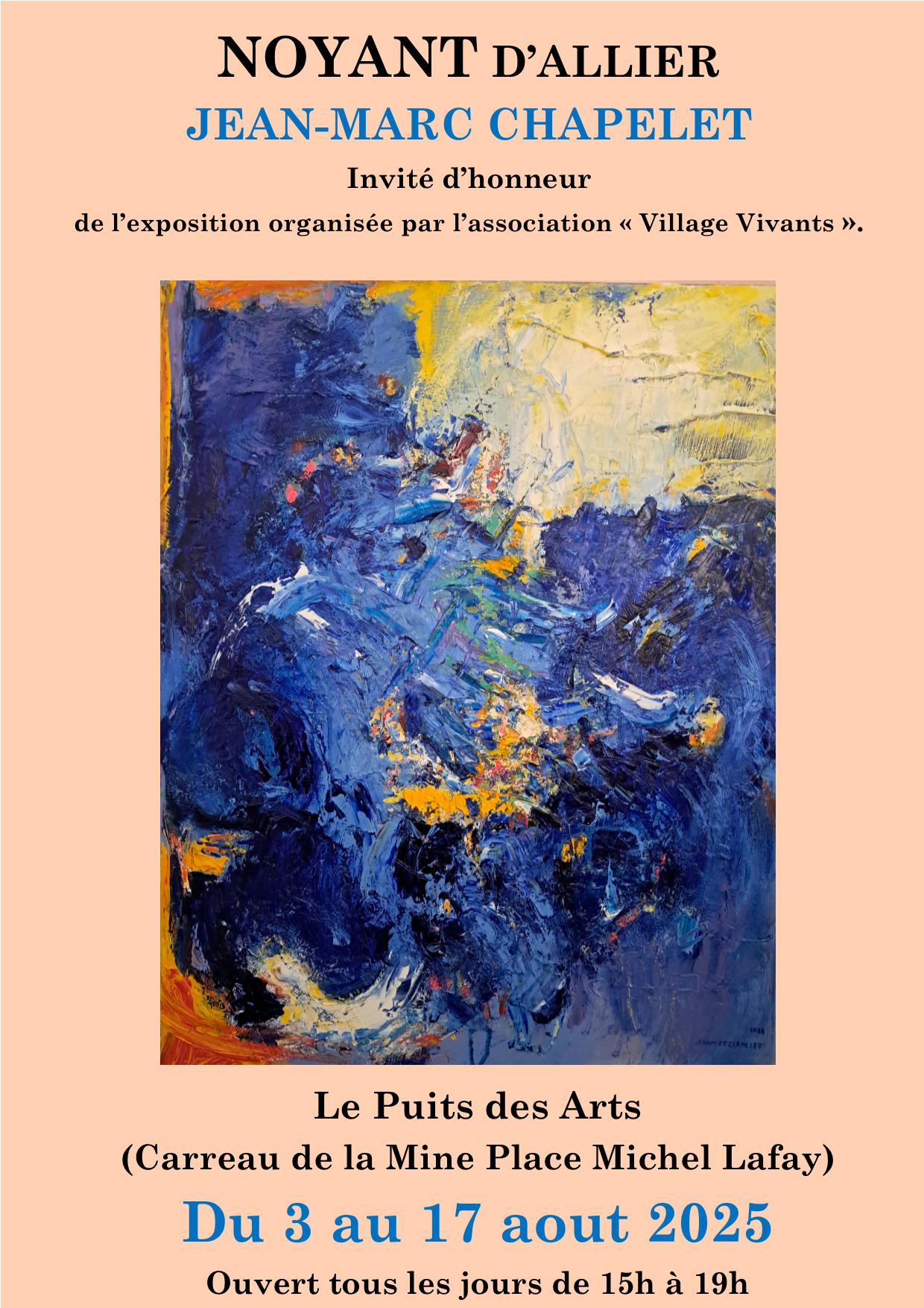 Invité d'honneur à la 16ème exposition de Noyant D'Allier
